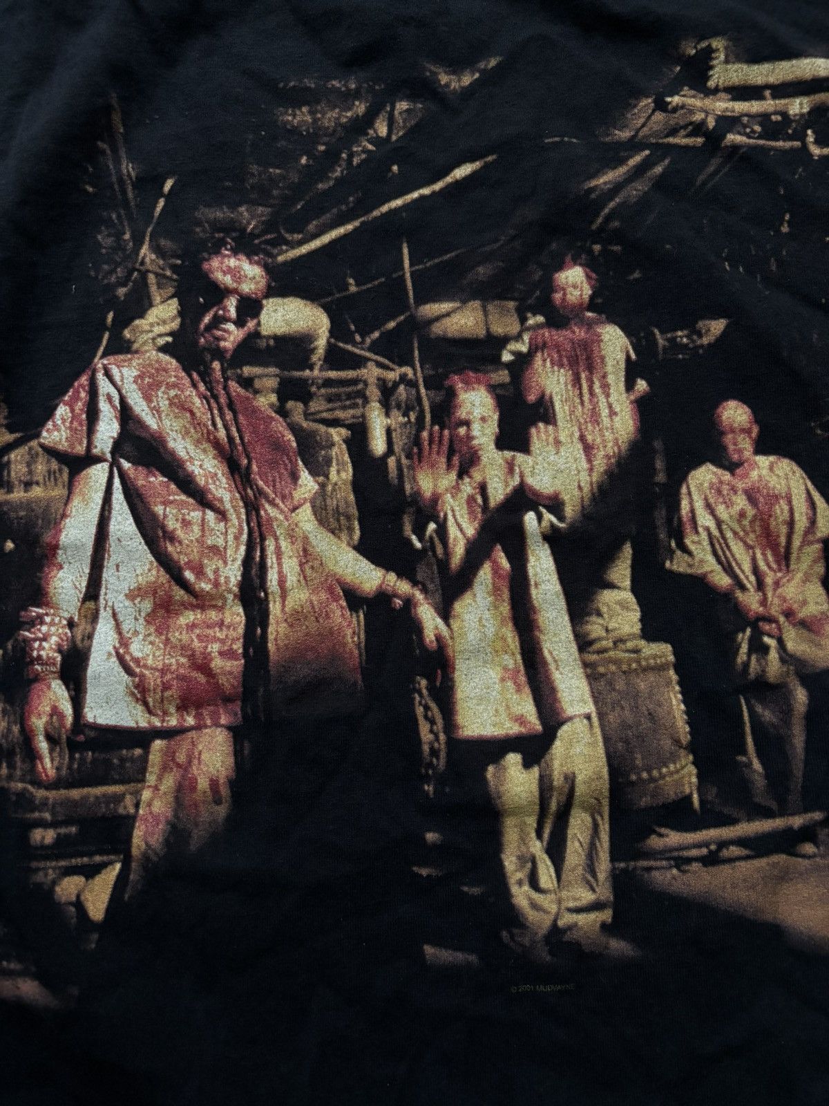 Vintage Mudvayne Long Sleeve 2003 Size US XL / EU 56 / 4 - 4 Thumbnail