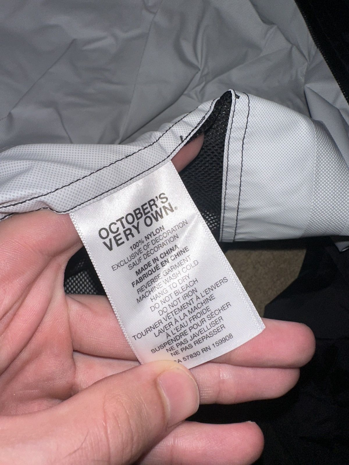 October's Very Own OVO Rain Jacket Size US M / EU 48-50 / 2 - 4 Thumbnail