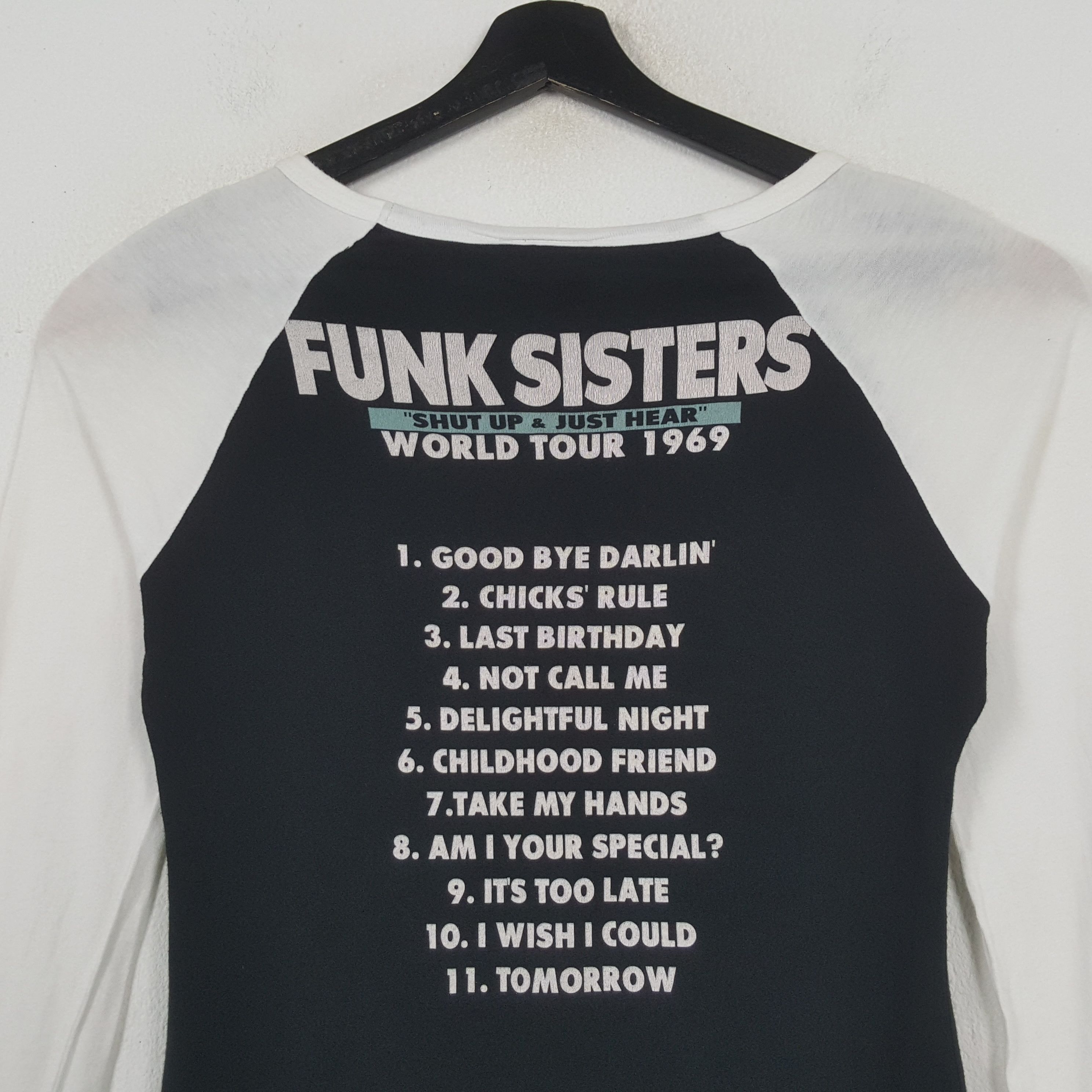 Japanese Brand FUNK SISTERS Streetwear Style Tshirt 31 Size XS / US 0-2 / IT 36-38 - 4 Thumbnail