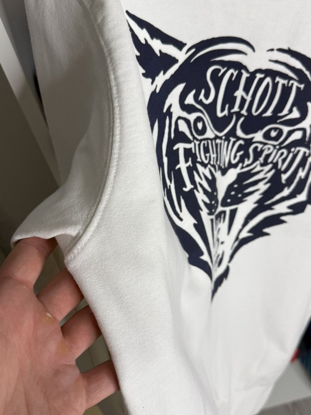Schott Vintage Schott NYC Fighting Spirit sweatshirt size M Size US M / EU 48-50 / 2 - 7 Thumbnail