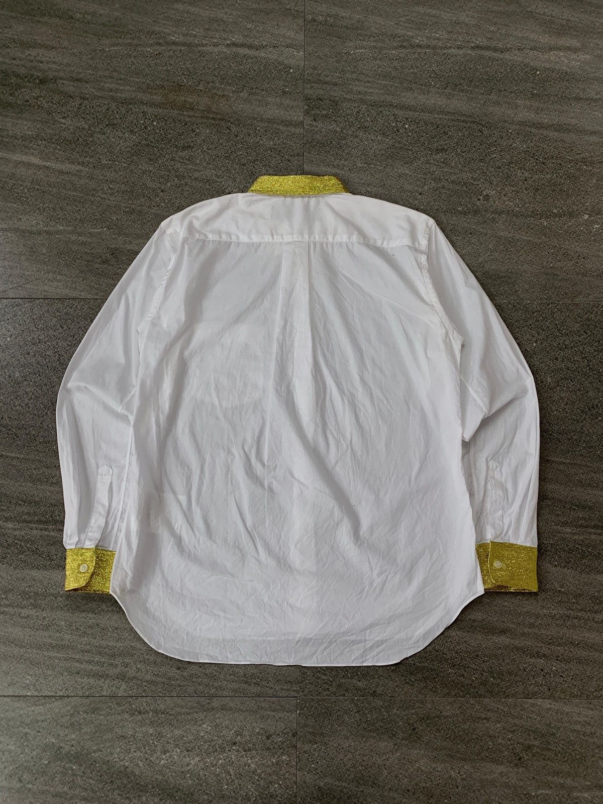 Comme des Garcons Black FREE TAX! Gold Glitter Shirt - Medium Size US M / EU 48-50 / 2 - 10 Thumbnail