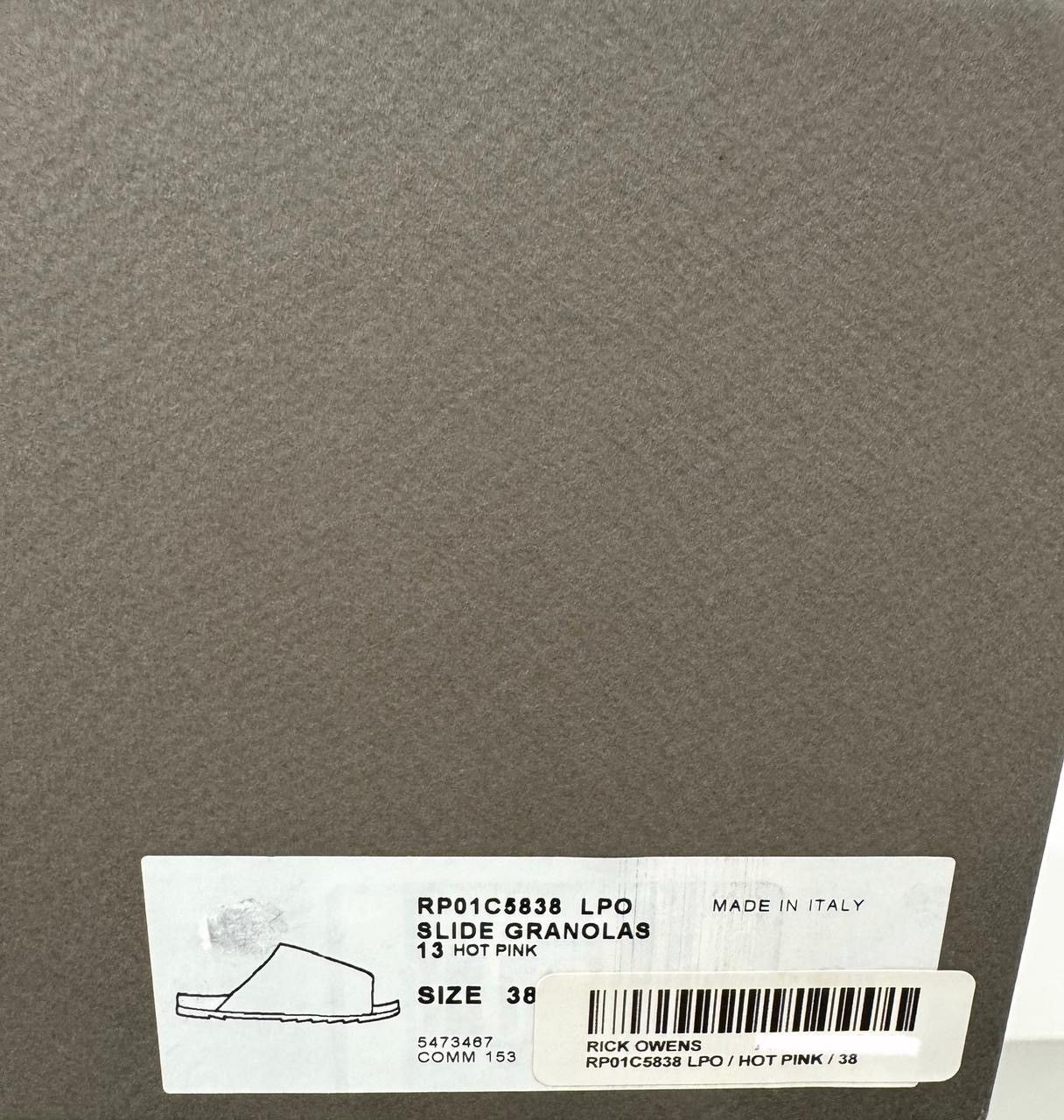 Rick Owens SLIDE GRANOLAS Size US 8 / IT 38 - 5 Thumbnail