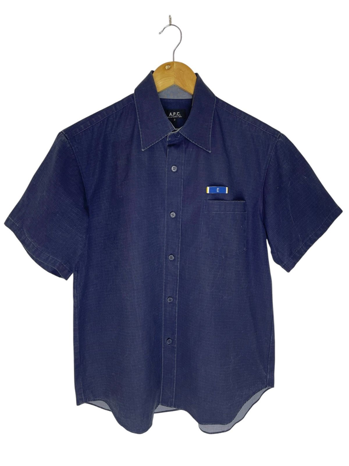 A.P.C. VINTAGE A.P.C SHIRT ARMY STYLE Size US L / EU 52-54 / 3 - 6 Thumbnail