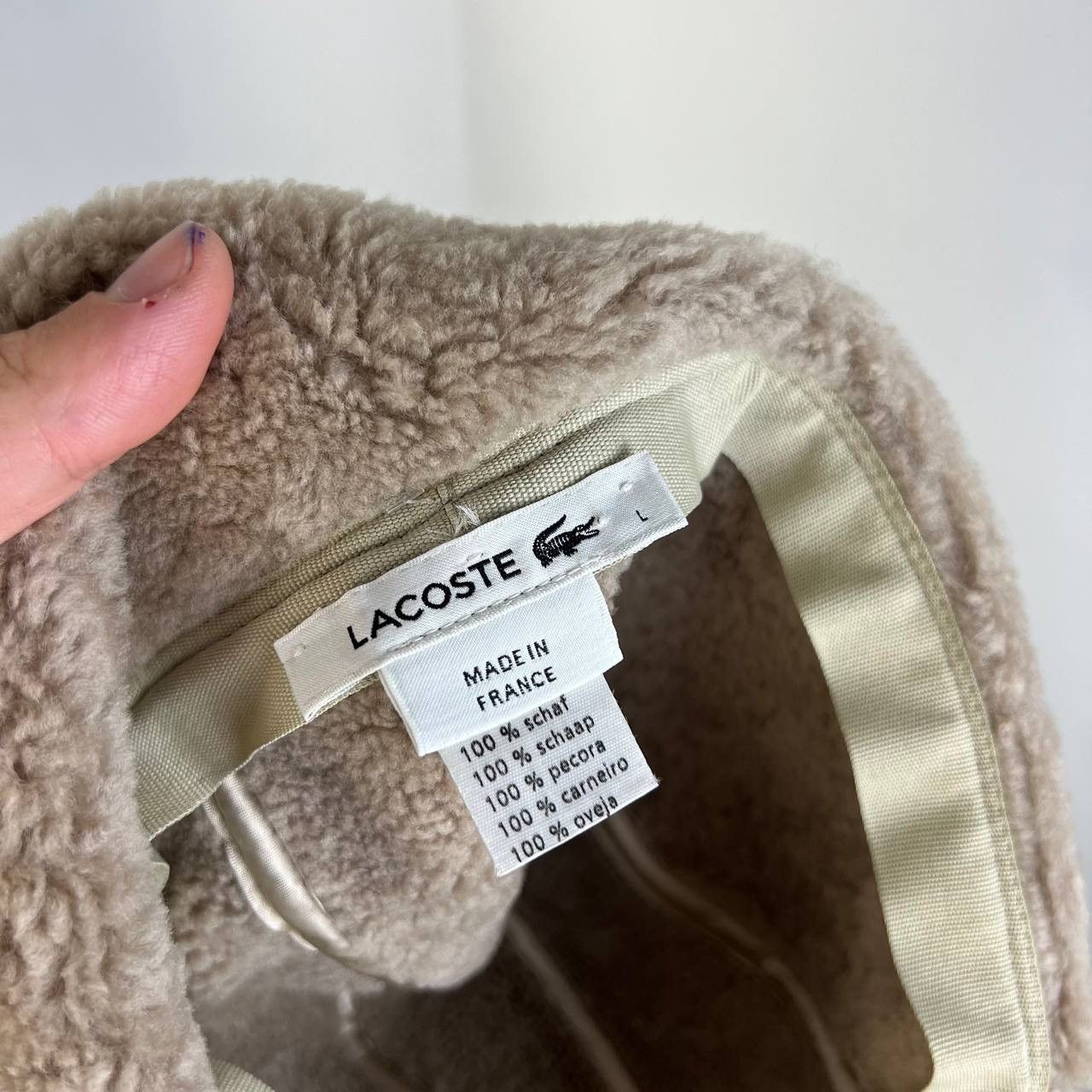 Lacoste Luxury Lacoste Metal Logo Teddy Ushanka Hat Size ONE SIZE - 3 Thumbnail