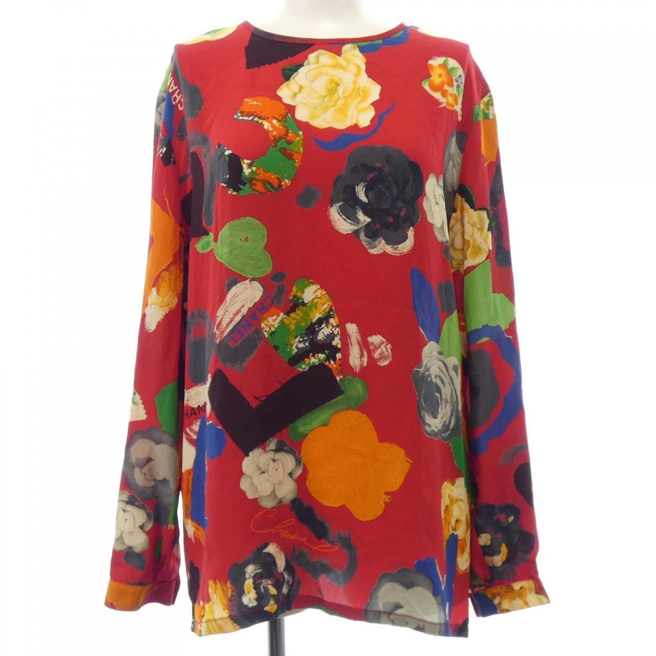 Chanel Chanel Chanel 100% Silk Top Others Tops DUTY FREE for USA Size ONE SIZE - 1 Thumbnail