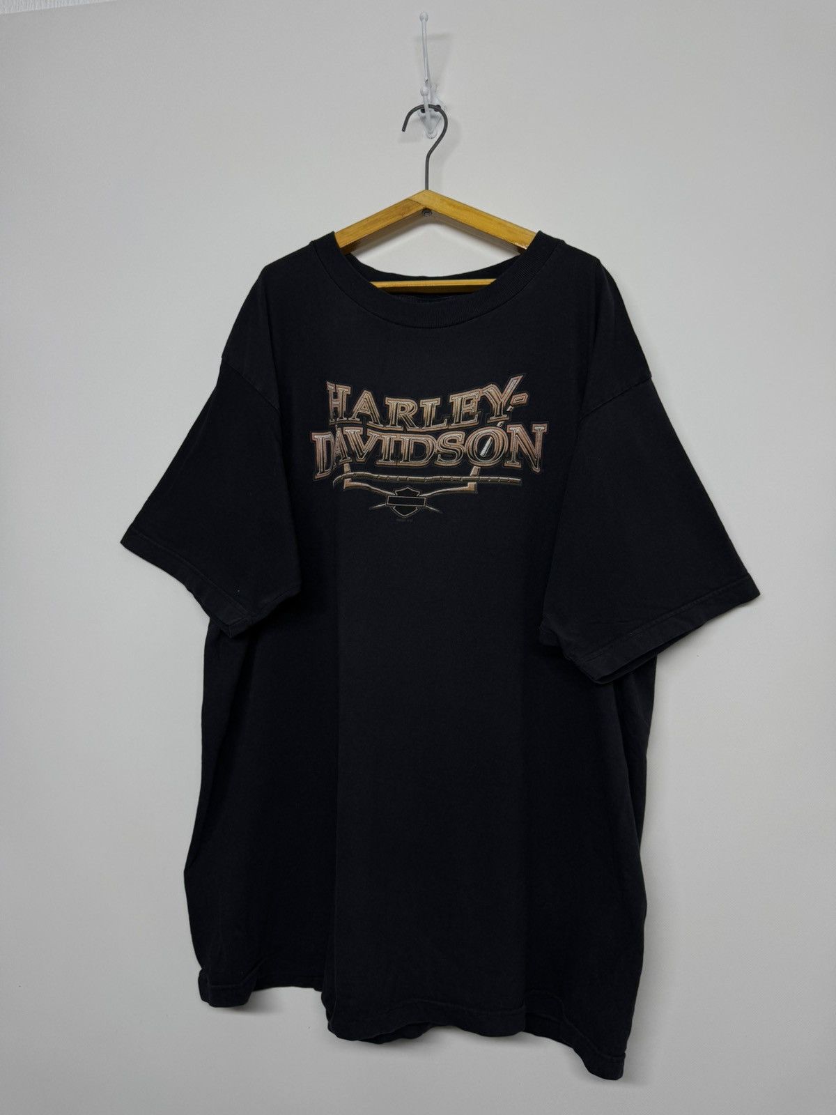 Harley Davidson Vintage Moto Biker Grunge Harley Davidson T-shirt Y2K Size US XXL / EU 58 / 5 - 5 Thumbnail
