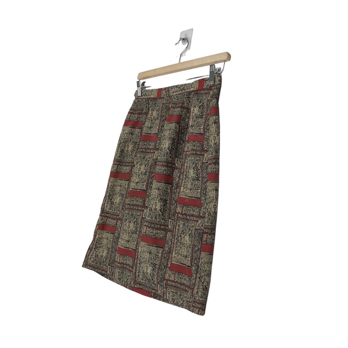 Japanese Brand 🔥Vintage Skirt Over Print Rare Inspire Jean Paul Gaultier Size 28" / US 6 / IT 42 - 2 Thumbnail