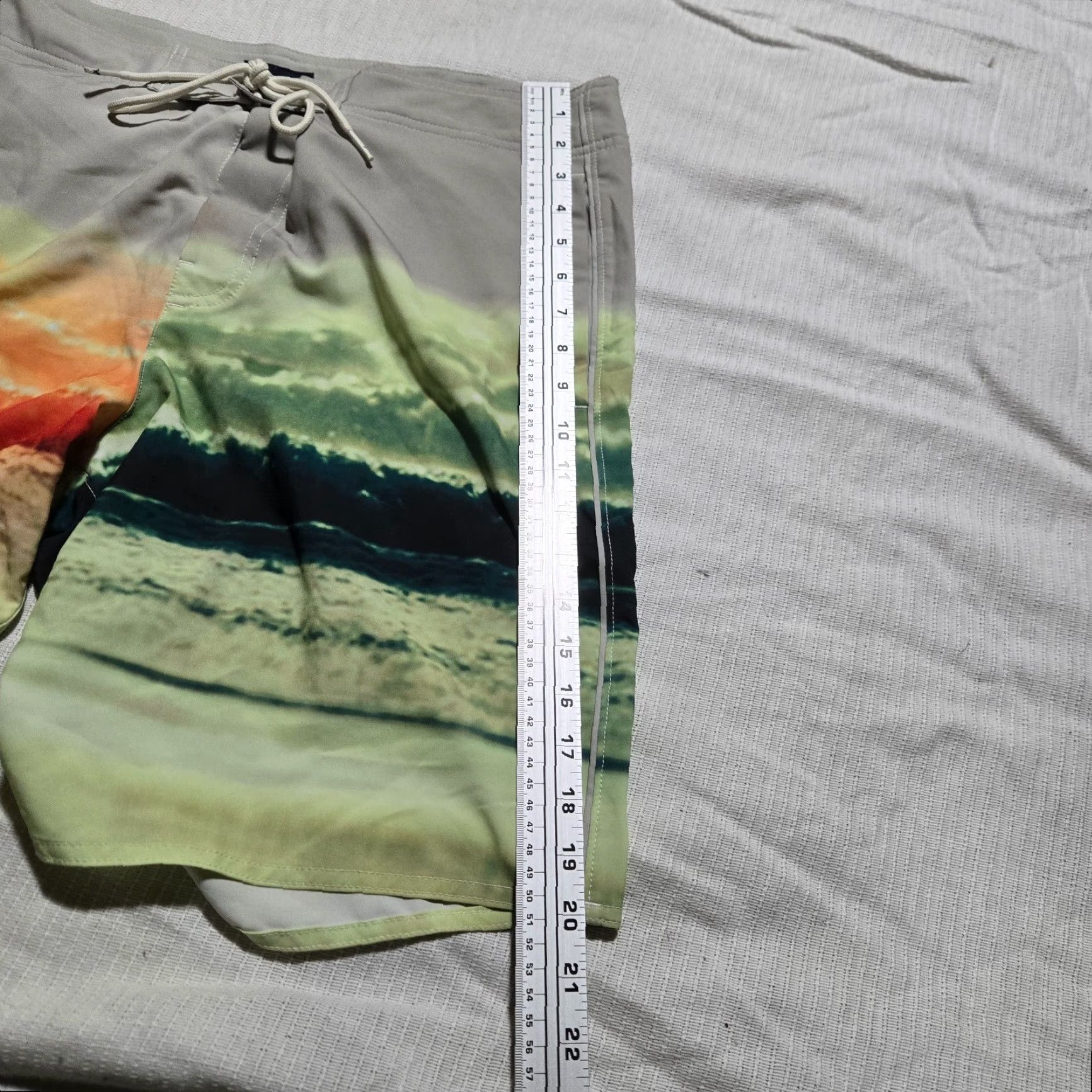 American Eagle Outfitters American Eagle Outfitters Swim Trunks Men's L Multicolor Patriotic Flag Drawstring Elastic Waist Pockets Size US 33 - 5 Thumbnail