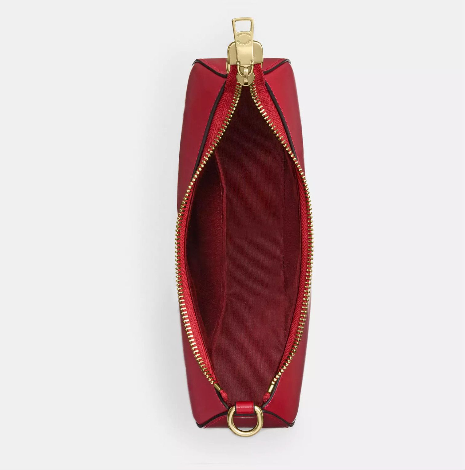 Coach NWT Coach CV938 Teri Shoulder Bag Gold/Ruby Size ONE SIZE - 12 Thumbnail