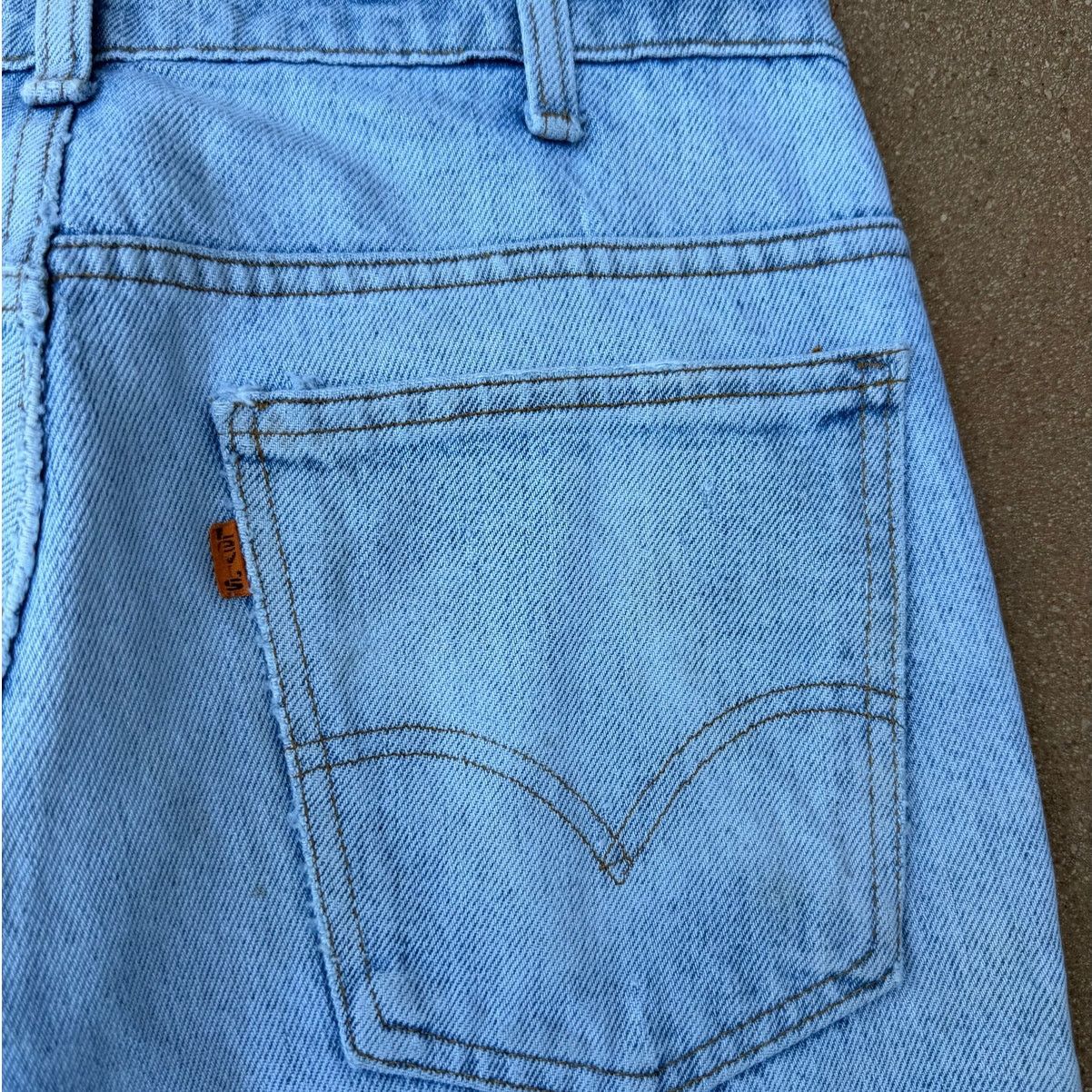 Levi's Vtg 80's Levi's 684 Orange Tab Bellbottom Flare Jeans 31x32 Size US 30 / EU 46 - 8 Thumbnail