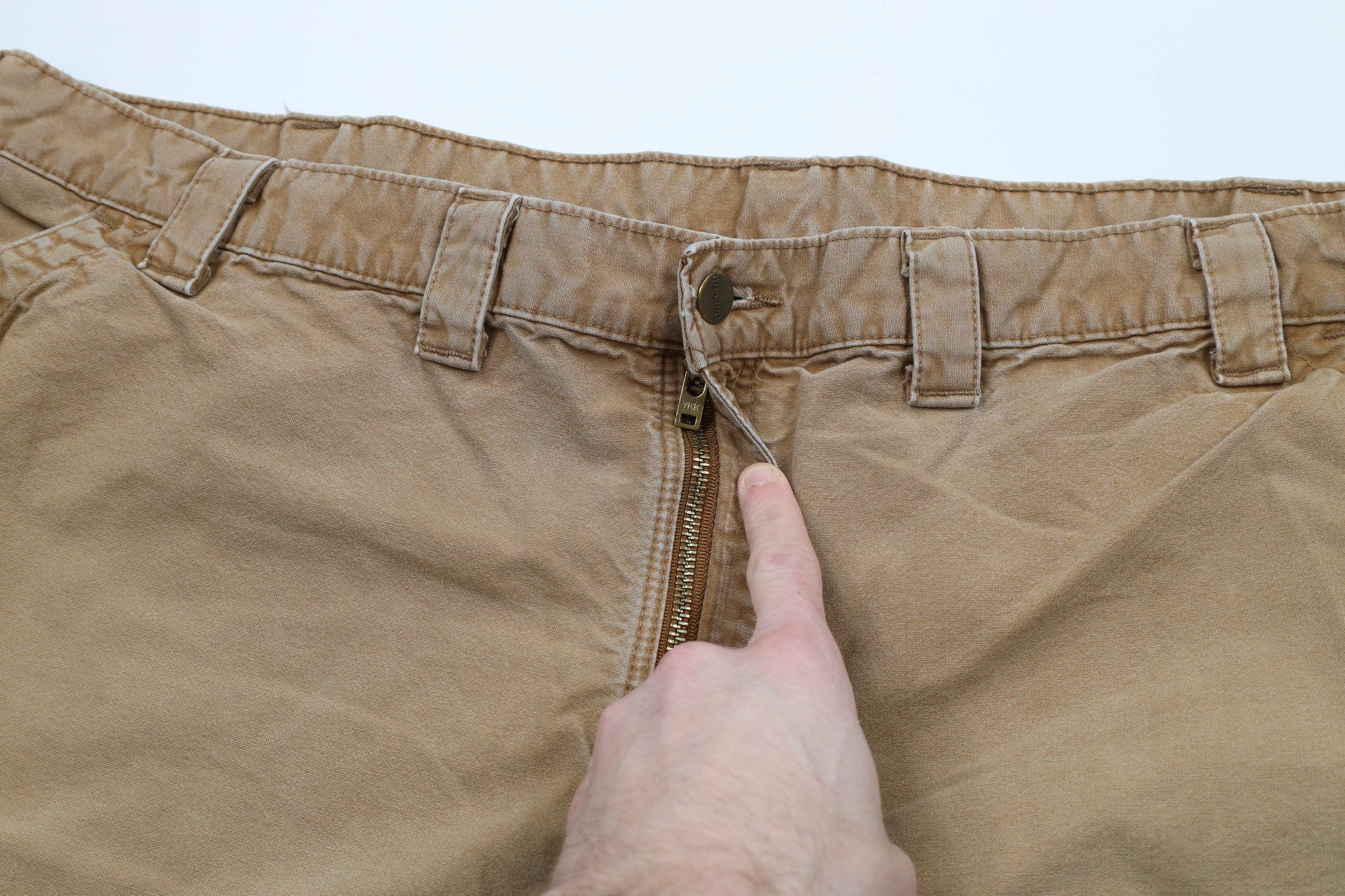 Carhartt × Vintage Vintage Carhartt Out Wide Leg Dungaree Pants Duck Brown Size US 44 / EU 60 - 10 Thumbnail