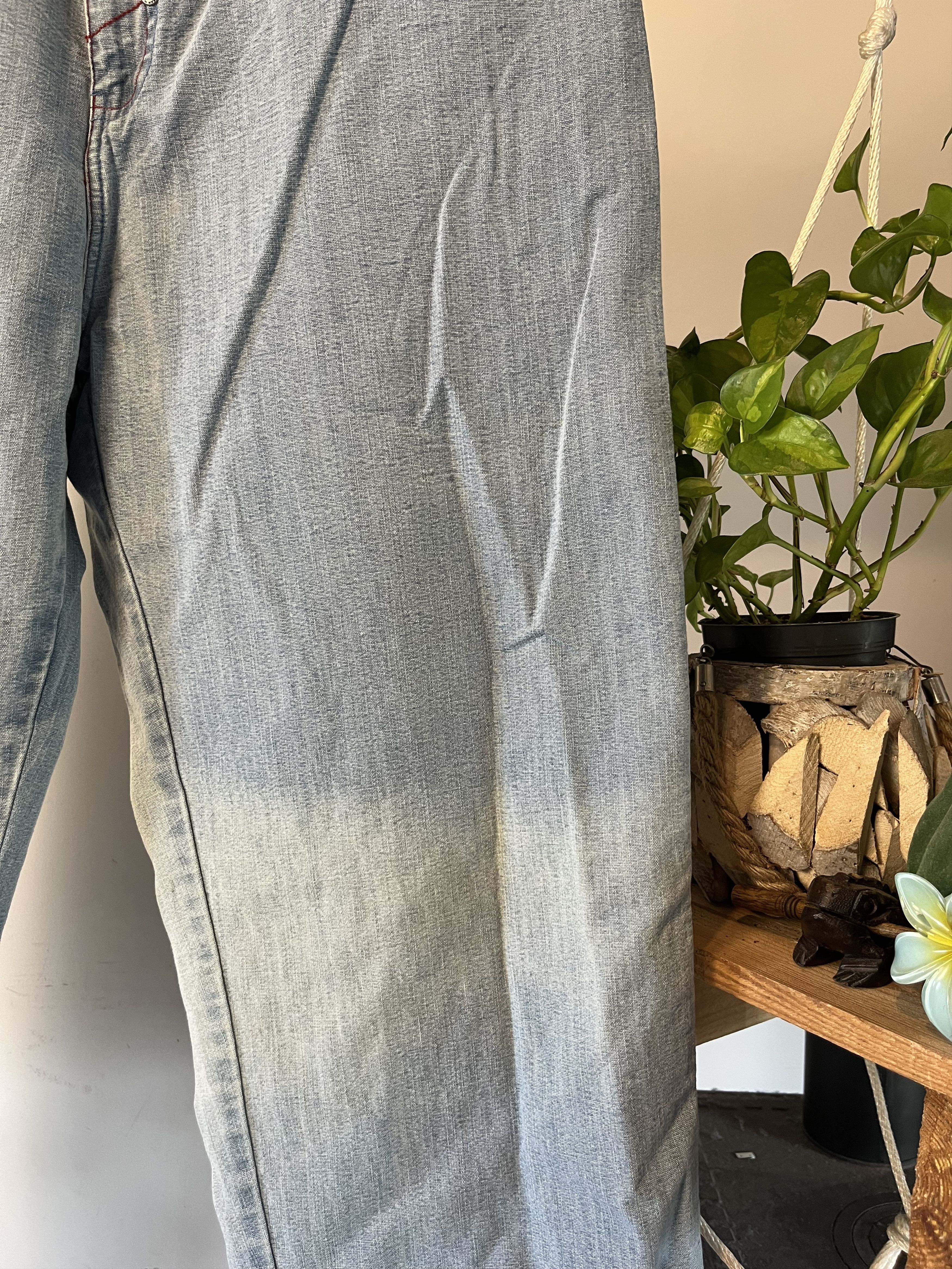 Vintage × Wu-Tang Clan DSWT Vintage 90s Wu-Wear Baggy Denim Jeans Size US 38 / EU 54 - 7 Thumbnail