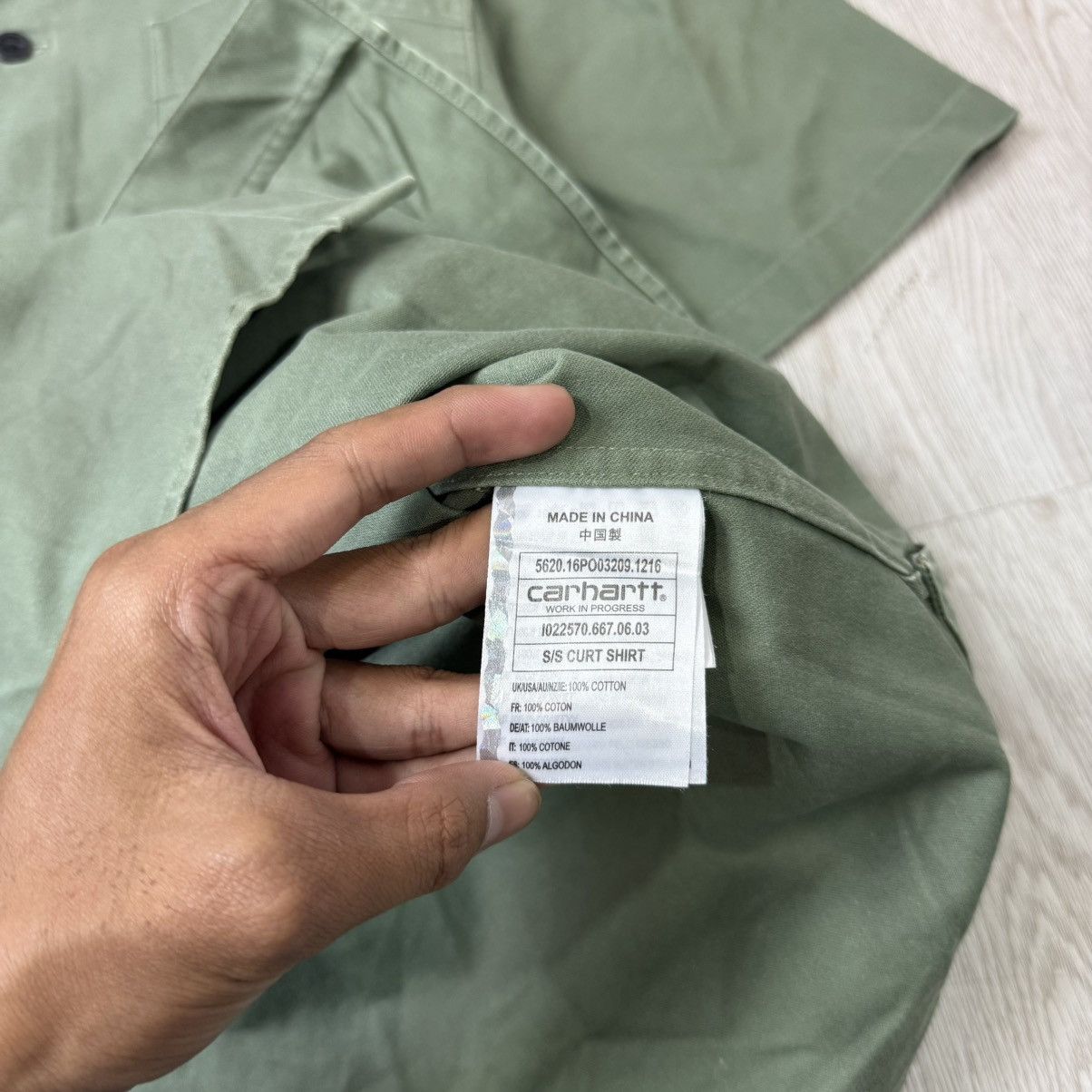 Carhartt Carhartt S/S curt Shirt military green Size US XL / EU 56 / 4 - 7 Thumbnail
