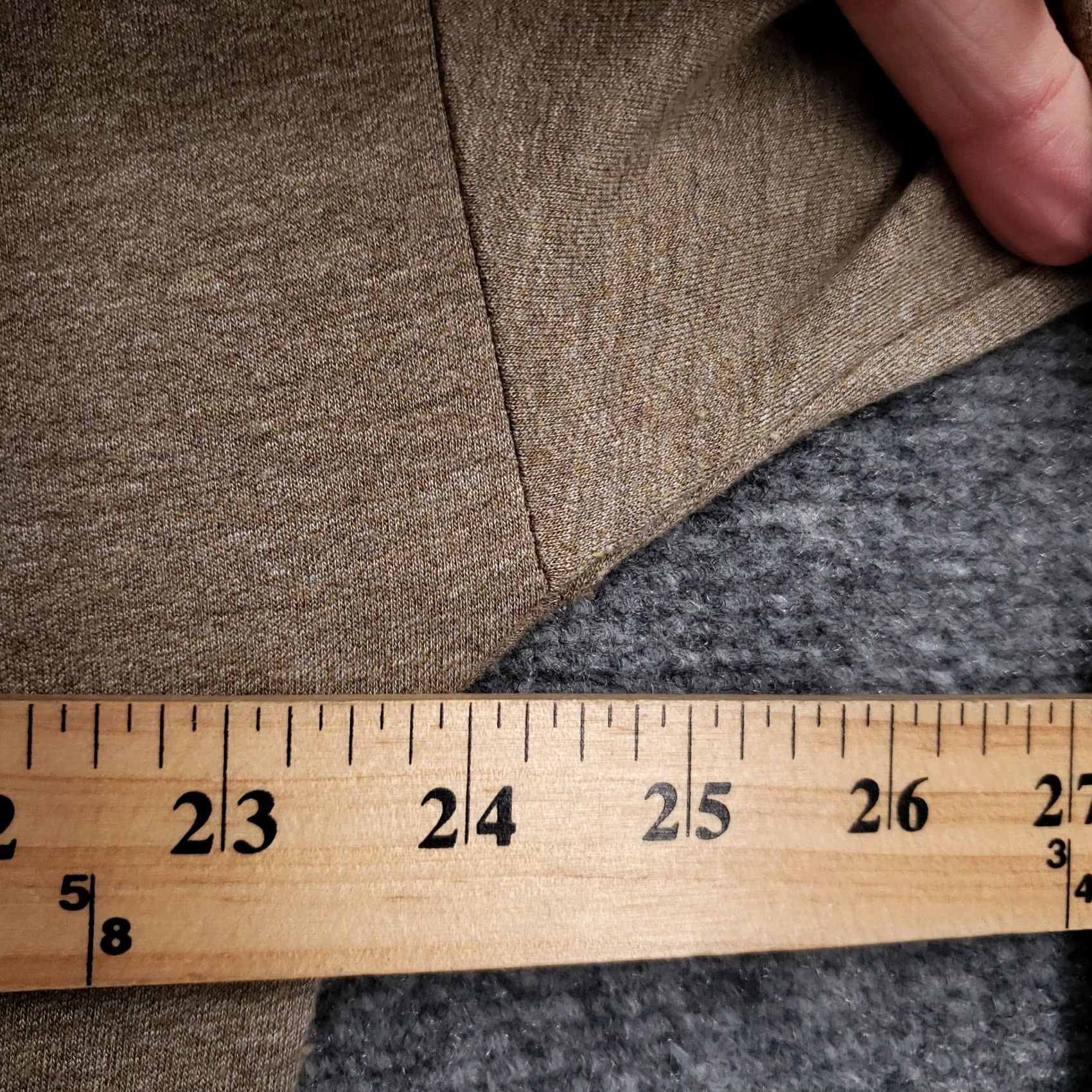J. Jill J. Jill Sweater Womens M Medium Petite Brown Fleece Pullover V Neck Size M / US 6-8 / IT 42-44 - 5 Thumbnail