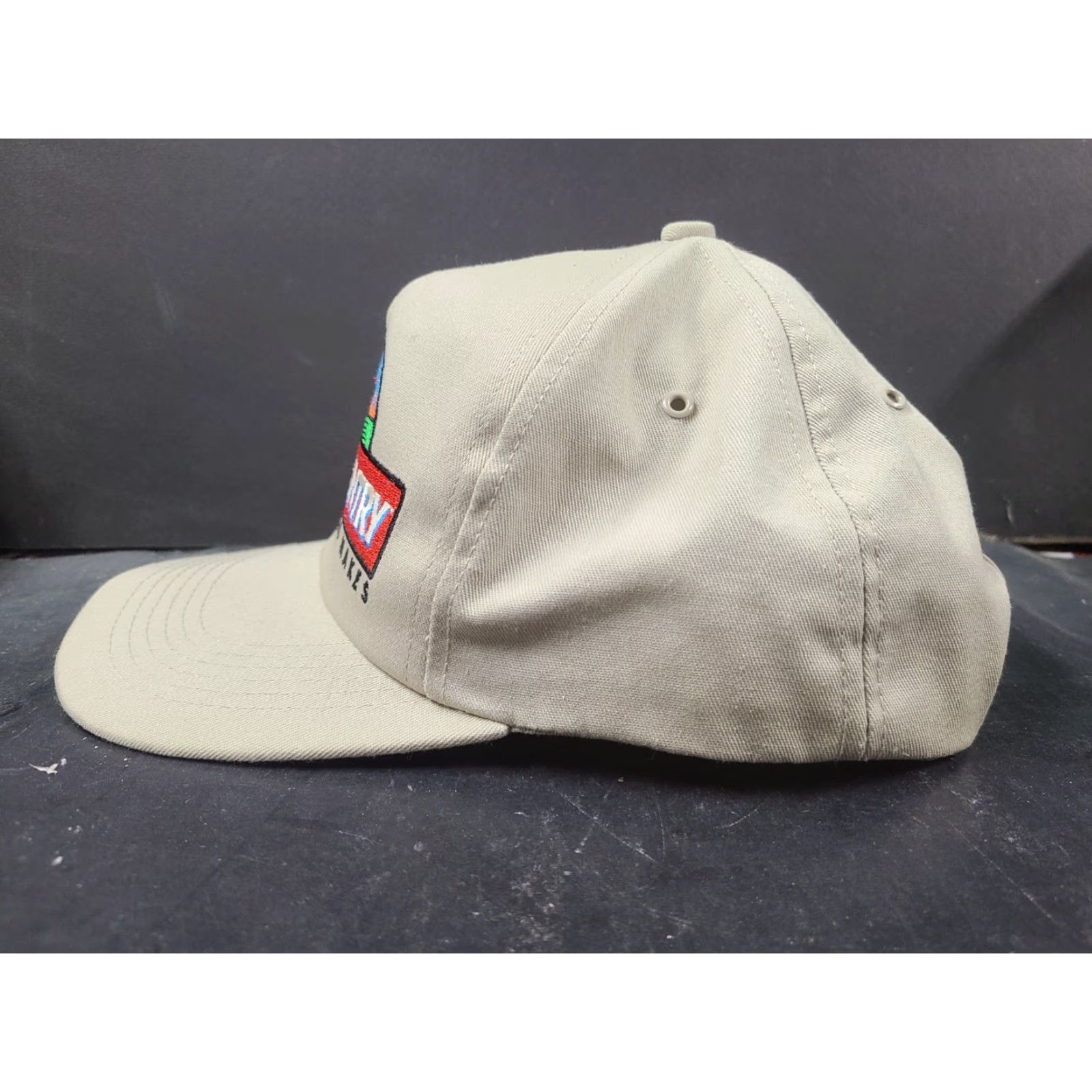 John Deere VINTAGE John Deere K-Products Snapback Baseball Cap Hat Beige Cotton Canvas Adjustable Mens HKP Country Theme ?> Size ONE SIZE - 5 Thumbnail