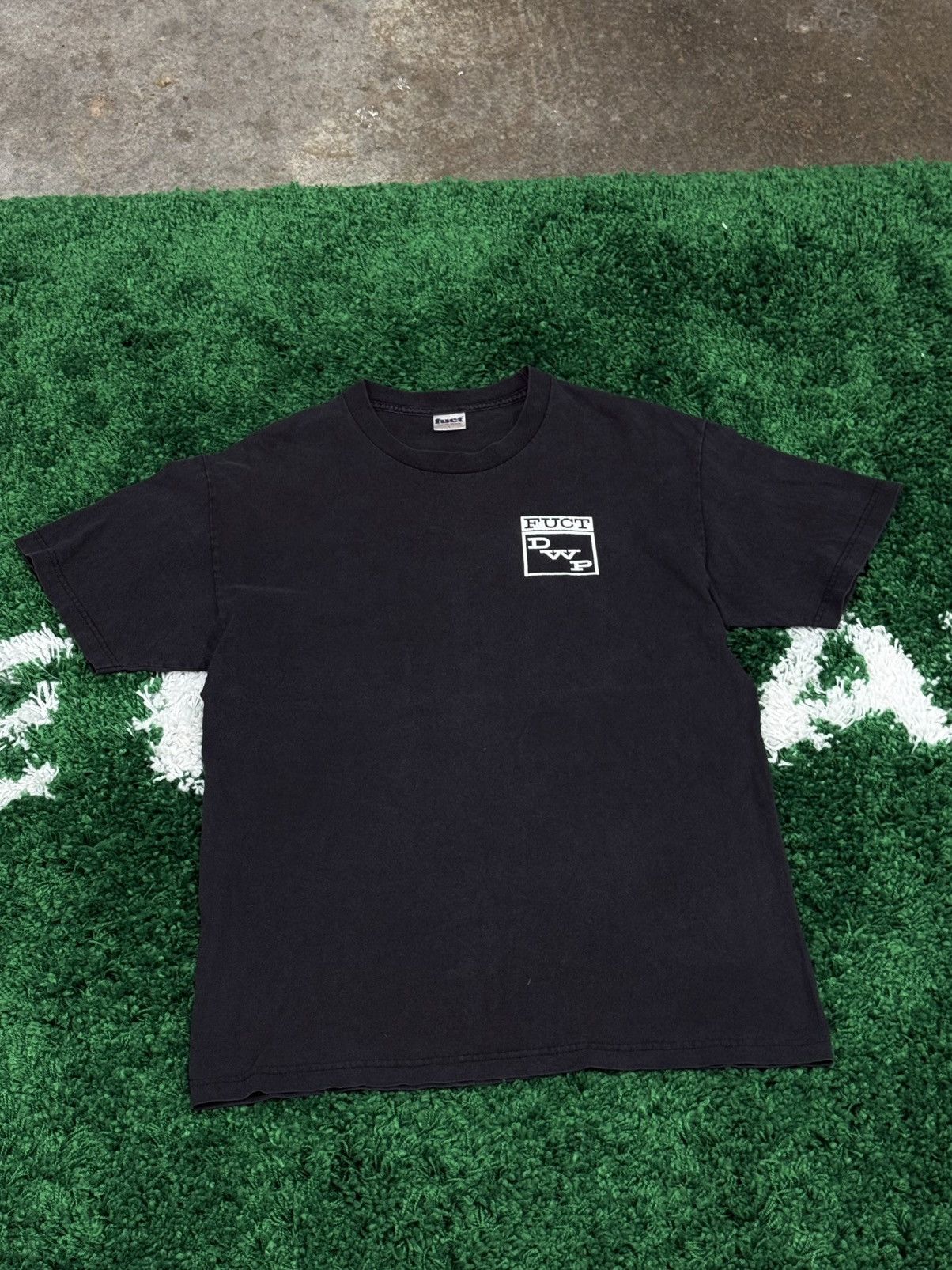 FUCT FUCT DWP Logo Death With Precision Tee Black FTP Rare Size US L / EU 52-54 / 3 - 1 Thumbnail