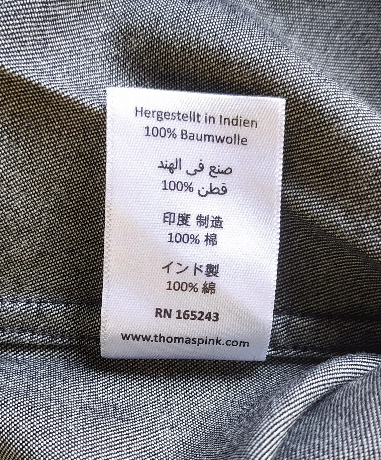 Thomas Pink Thomas Pink Casual Indigo Twill Shirt Free Shipping T/5 Size US M / EU 48-50 / 2 - 4 Thumbnail