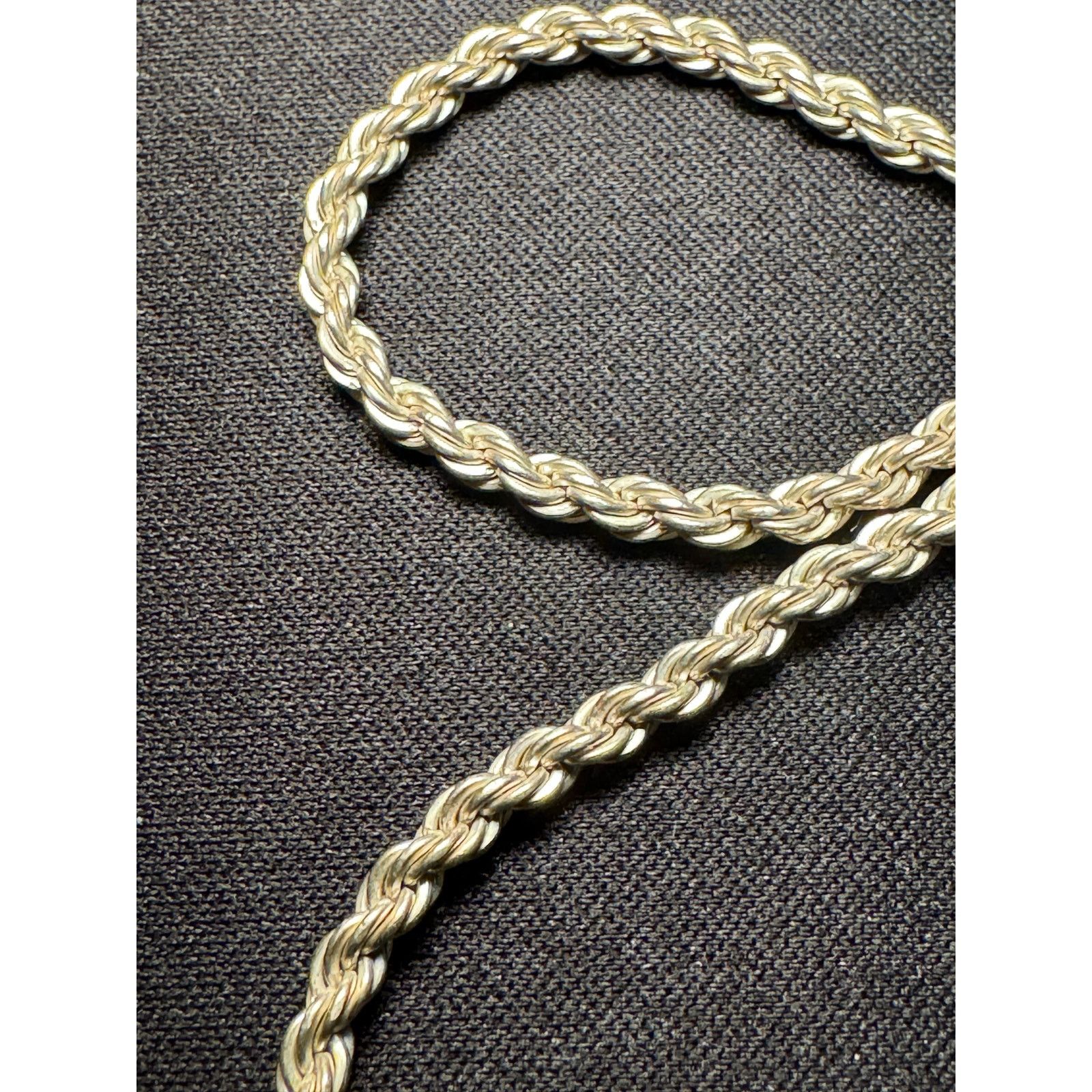Other 925 Sterling Silver Italy 17in Rope Chain Size ONE SIZE - 2 Thumbnail