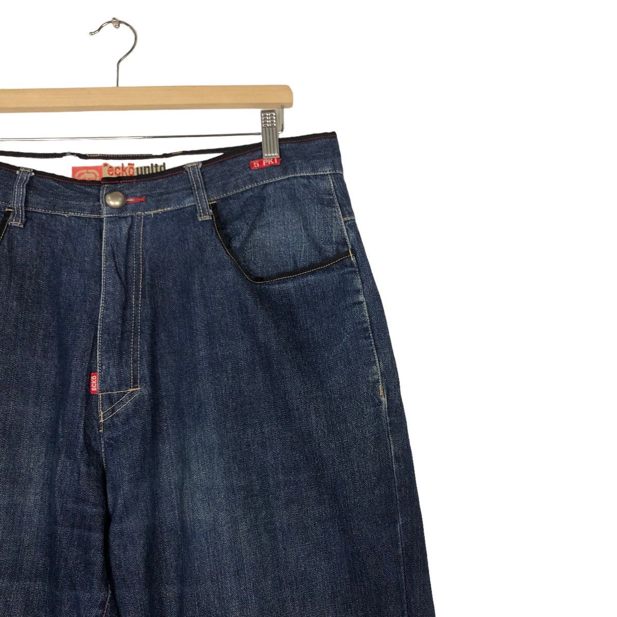 Ecko Unltd. 🔥Vintage Denim Jeans Biker Ecko Untld Rare Design Size US 34 / EU 50 - 6 Thumbnail