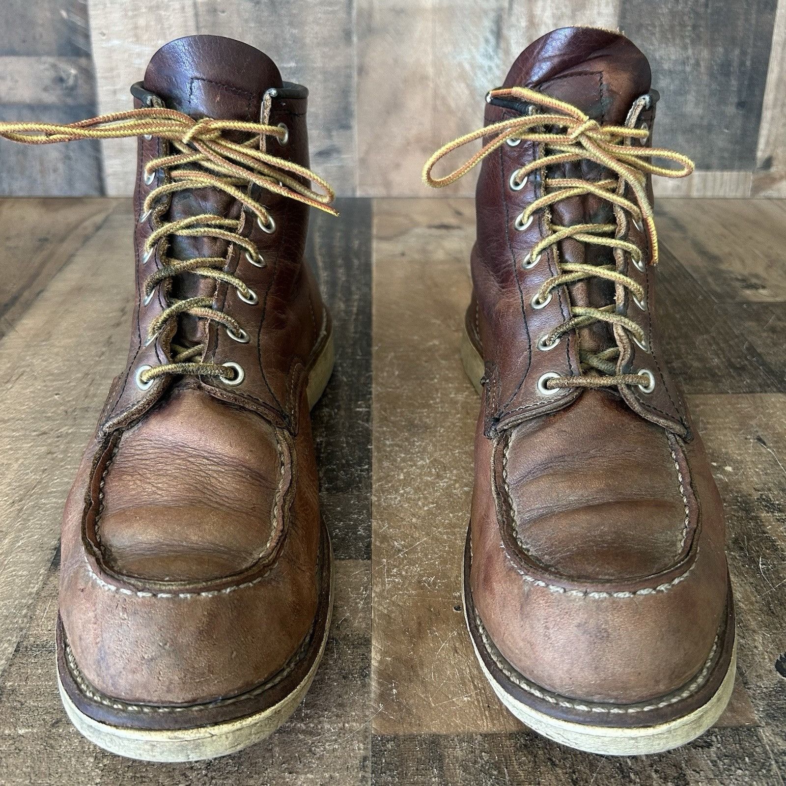 Red Wing Red Wing 8138 Heritage Moc Toe Work Boots Mens 11.5 D Size US 11.5 / EU 44-45 - 9 Thumbnail