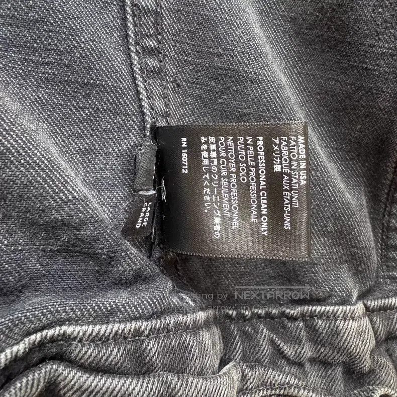 Amiri Amiri Patchwork water-washed black and gray denim jacket Size US L / EU 52-54 / 3 - 4 Thumbnail