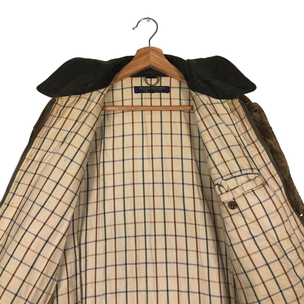 Japanese Brand 🔥Vtg Chore Jacket Brooks Brother Tartan Design Lining Size US M / EU 48-50 / 2 - 14 Thumbnail