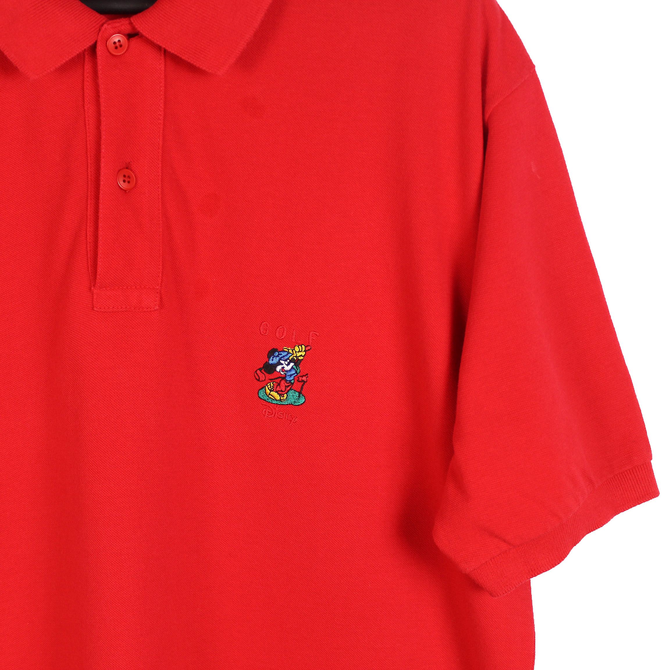 Disney 90s vintage Disney Golf polo t-shirt tshirt Mickey Mouse OG Size US XL / EU 56 / 4 - 5 Thumbnail