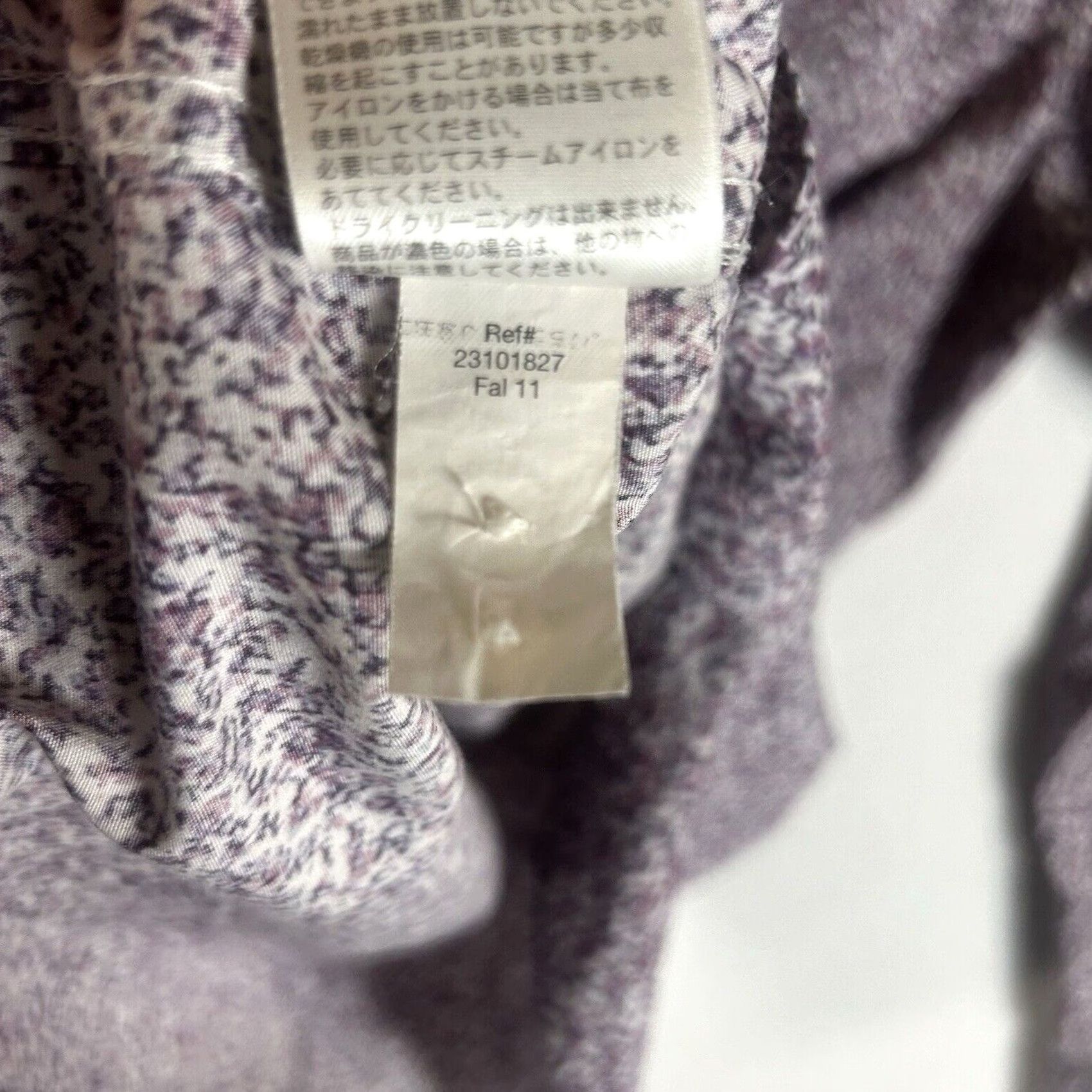 Eddie Bauer Eddie Bauer Button-Up Shirt Womens Large Purple Casual Wrinkle Resistant Stretch Size L / US 10 / IT 46 - 5 Thumbnail