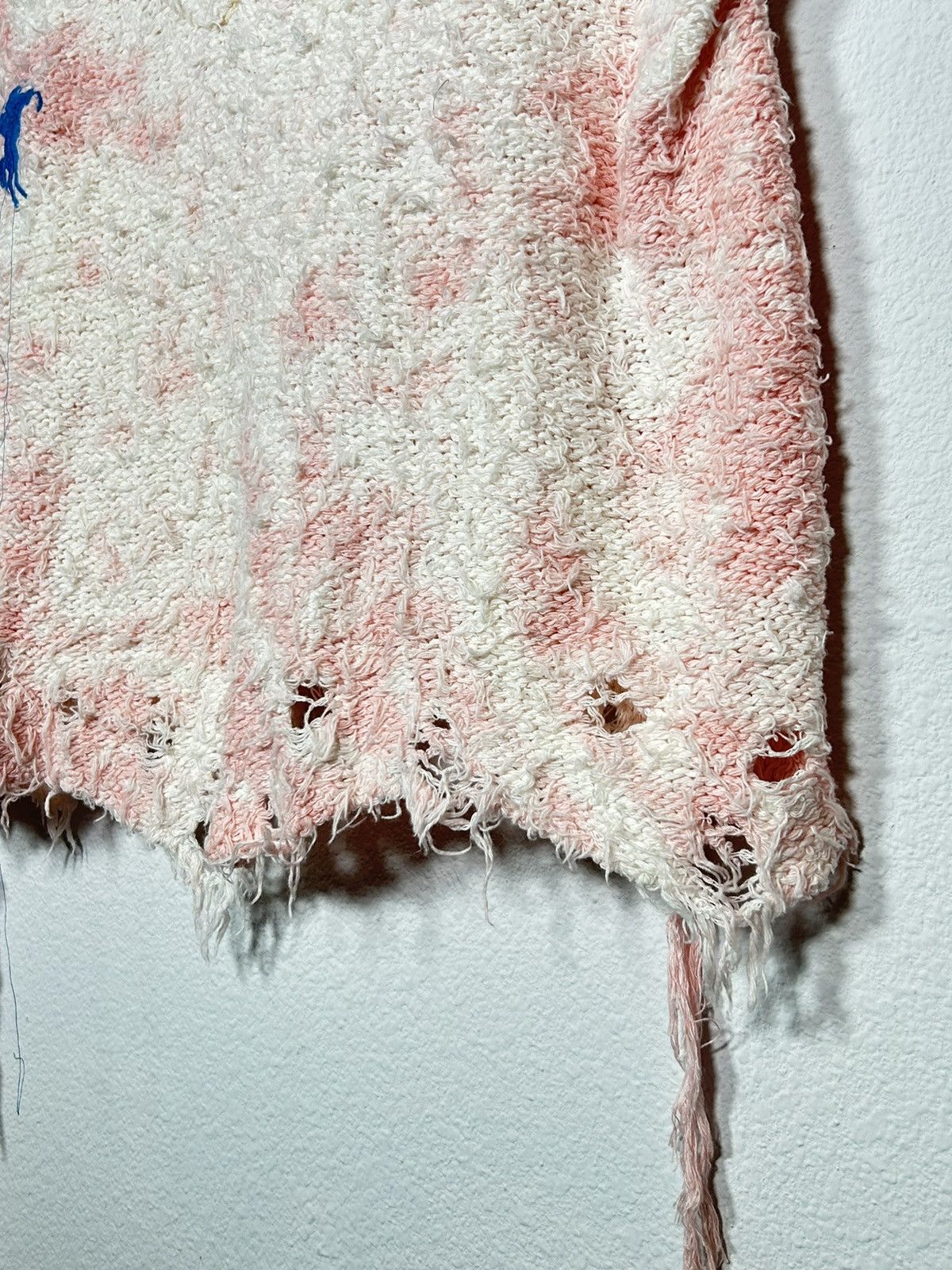 Doublet 69/95! Oversized Distressed Bleach Knit Vest Size US S / EU 44-46 / 1 - 3 Thumbnail