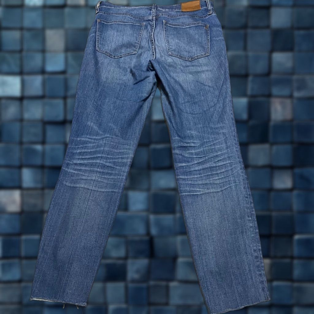 Madewell Madewell Jeans Womens Blue Denim High Rise Skinny 29 in. Distressed 5-Pocket Regular Rise Button Zip Hem Size 29" - 1 Thumbnail