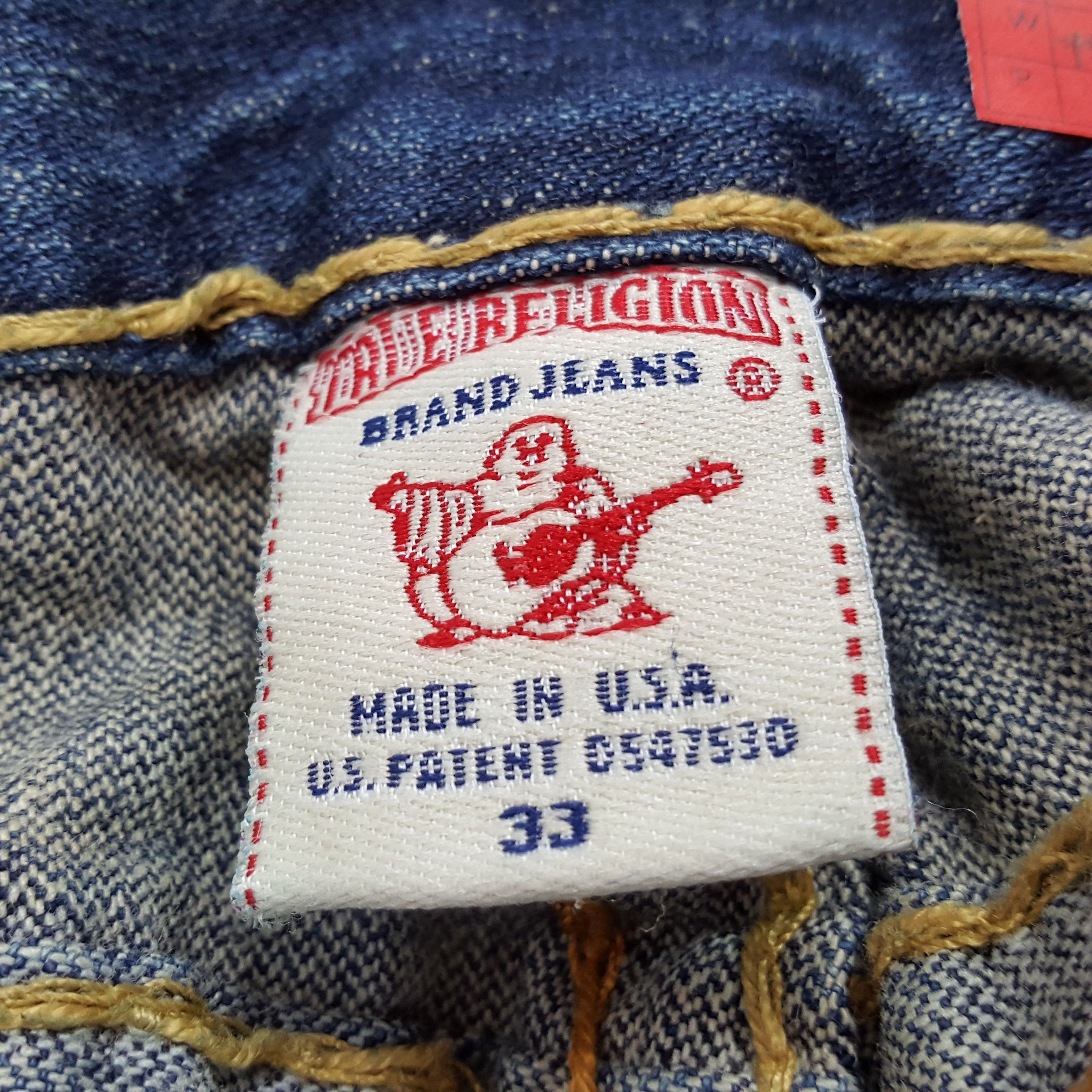 True Religion × Vintage True Religion Billy Super T Fashion Style Jeans Size US 35 - 16 Thumbnail
