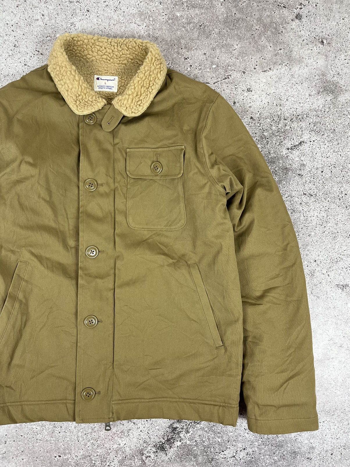 Champion × Vintage Champion Vintage Japanese Vintage Heavy Jacket Size US M / EU 48-50 / 2 - 2 Thumbnail