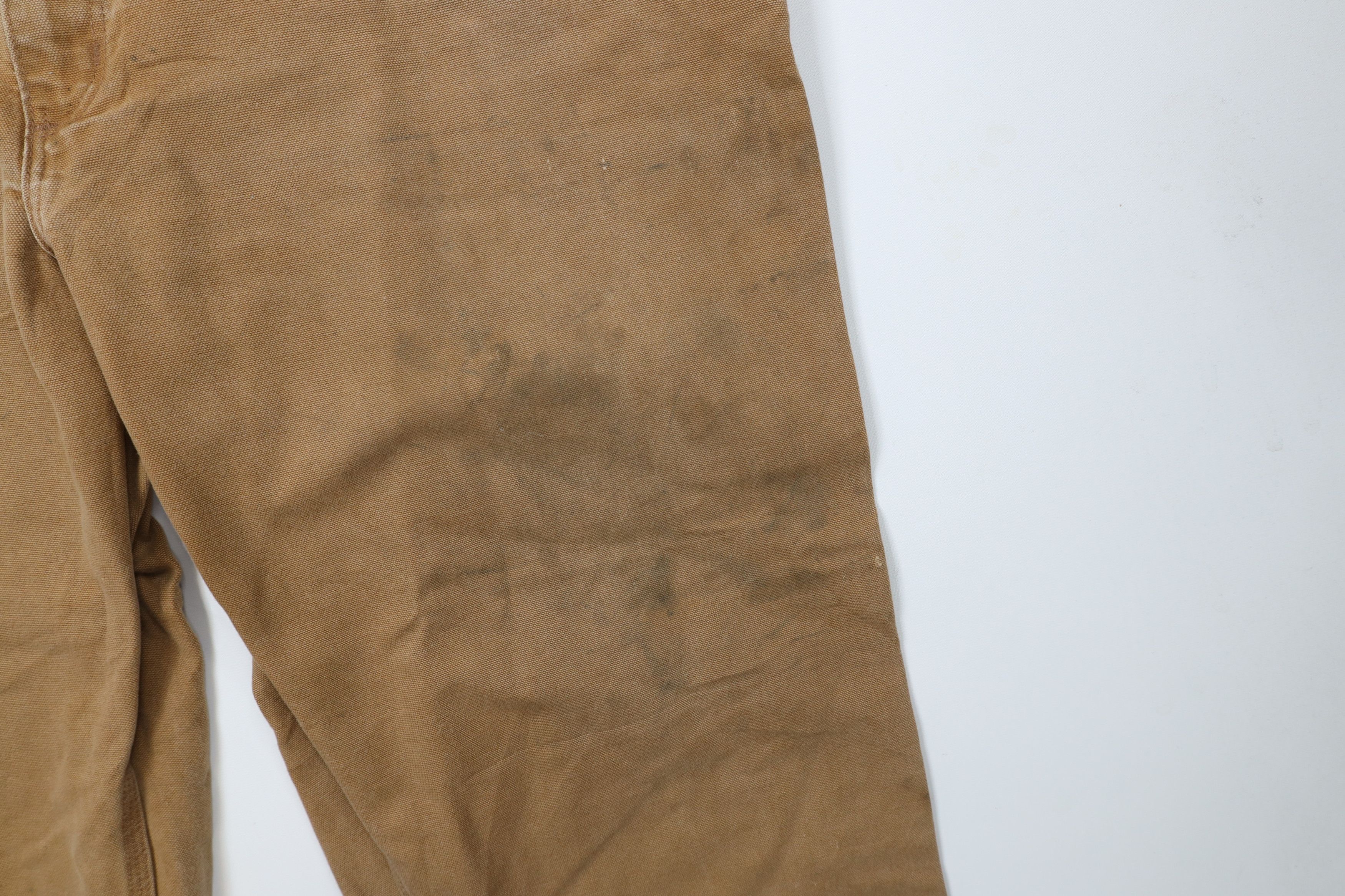 Carhartt × Vintage Vintage Carhartt Relaxed Fit Canvas Wide Leg Dungaree Pants Size US 42 / EU 58 - 7 Thumbnail