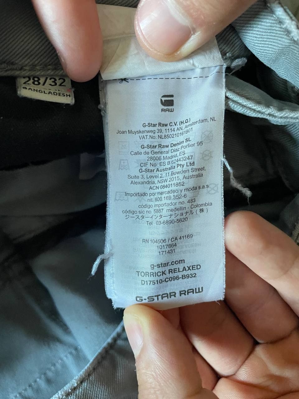 G-Star Vintage G Star Raw Cargo Pants Streetwear Japanese Y2K Size US 28 / EU 44 - 10 Thumbnail
