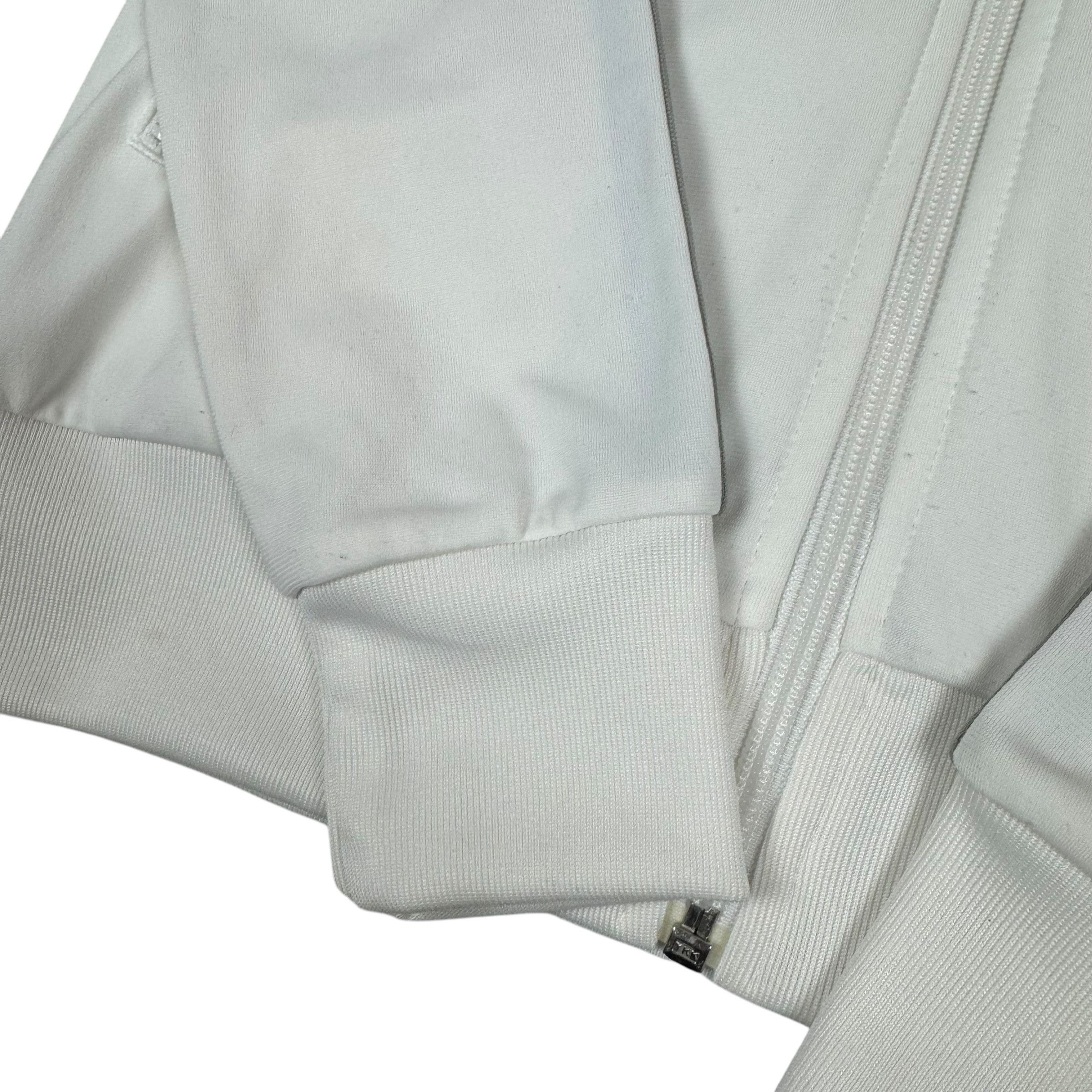 Nike × Vintage Nike Womens White Gray Spellout Full Zip Track Jacket Medium Size M / US 6-8 / IT 42-44 - 7 Thumbnail