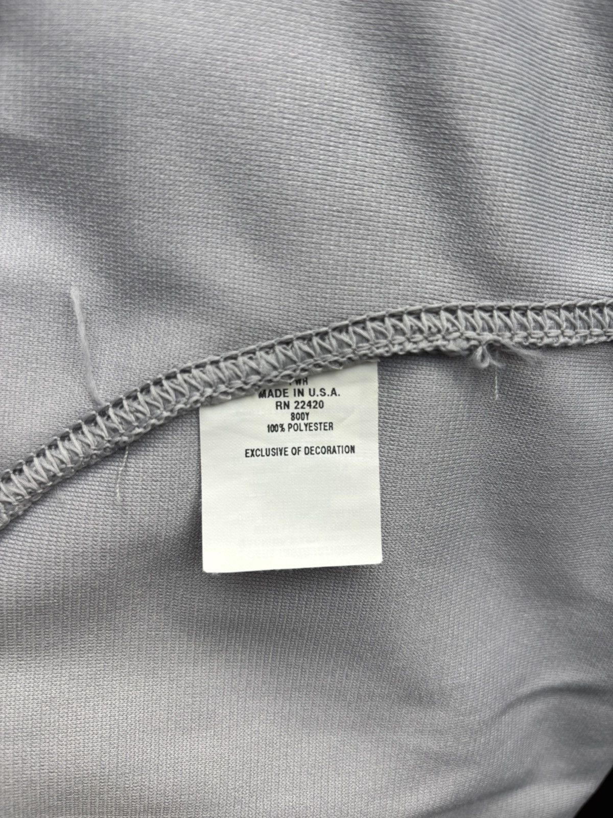 Nike Nike Gray Blank Baseball Jersey Size 44 US L Size US L / EU 52-54 / 3 - 6 Thumbnail