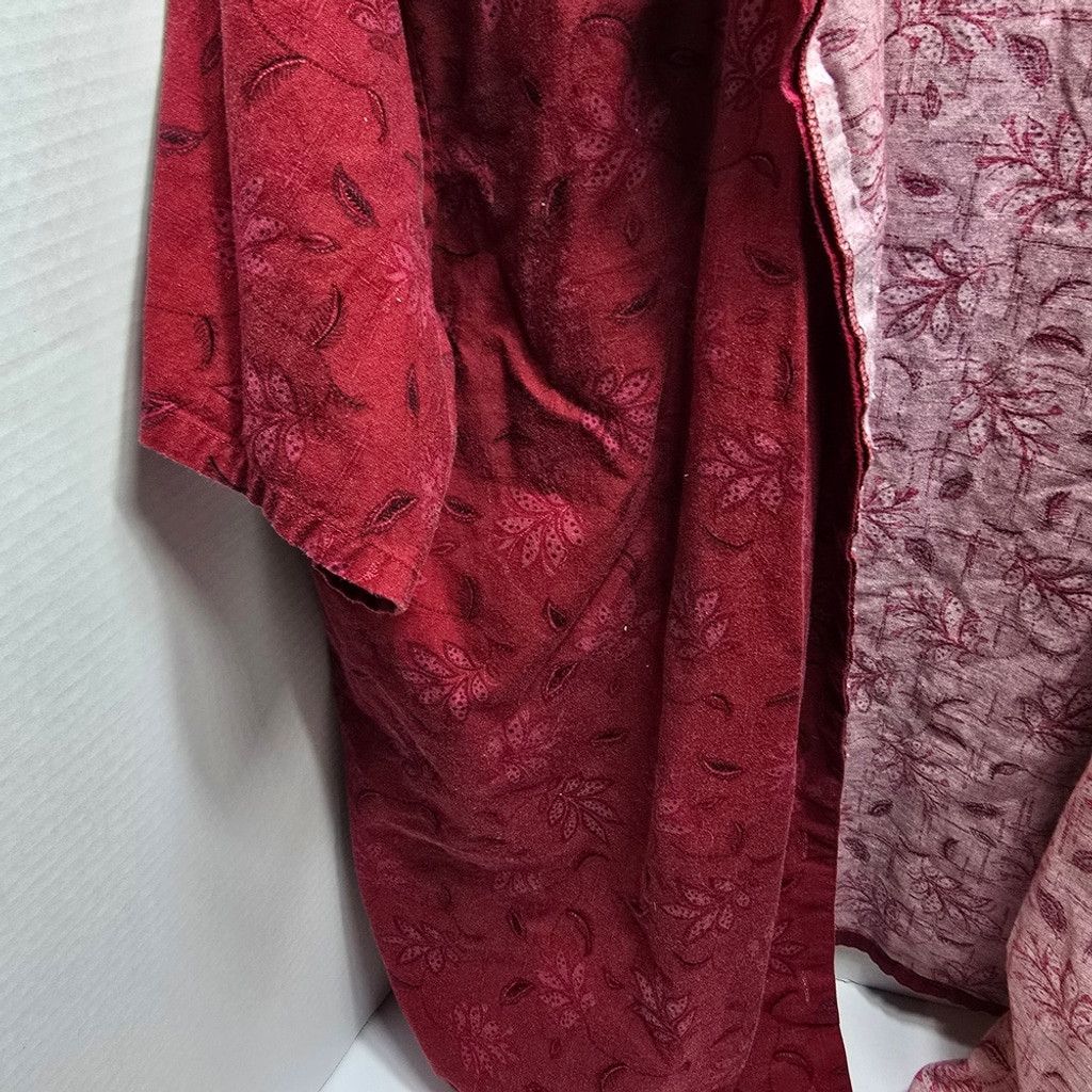 The Unbranded Brand Bobbie Brooks Women's Red Floral Blouse Size 3XL / US 20-22 - 5 Thumbnail