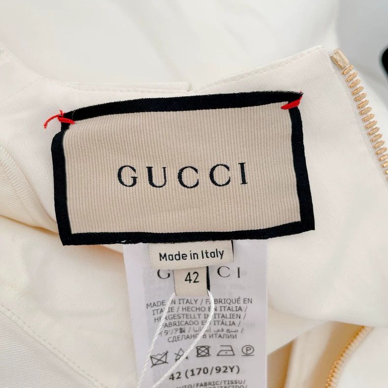 Gucci Gucci White lotus leaf collar sleeveless 2504-Nextarrow Size M / US 6-8 / IT 42-44 - 5 Thumbnail