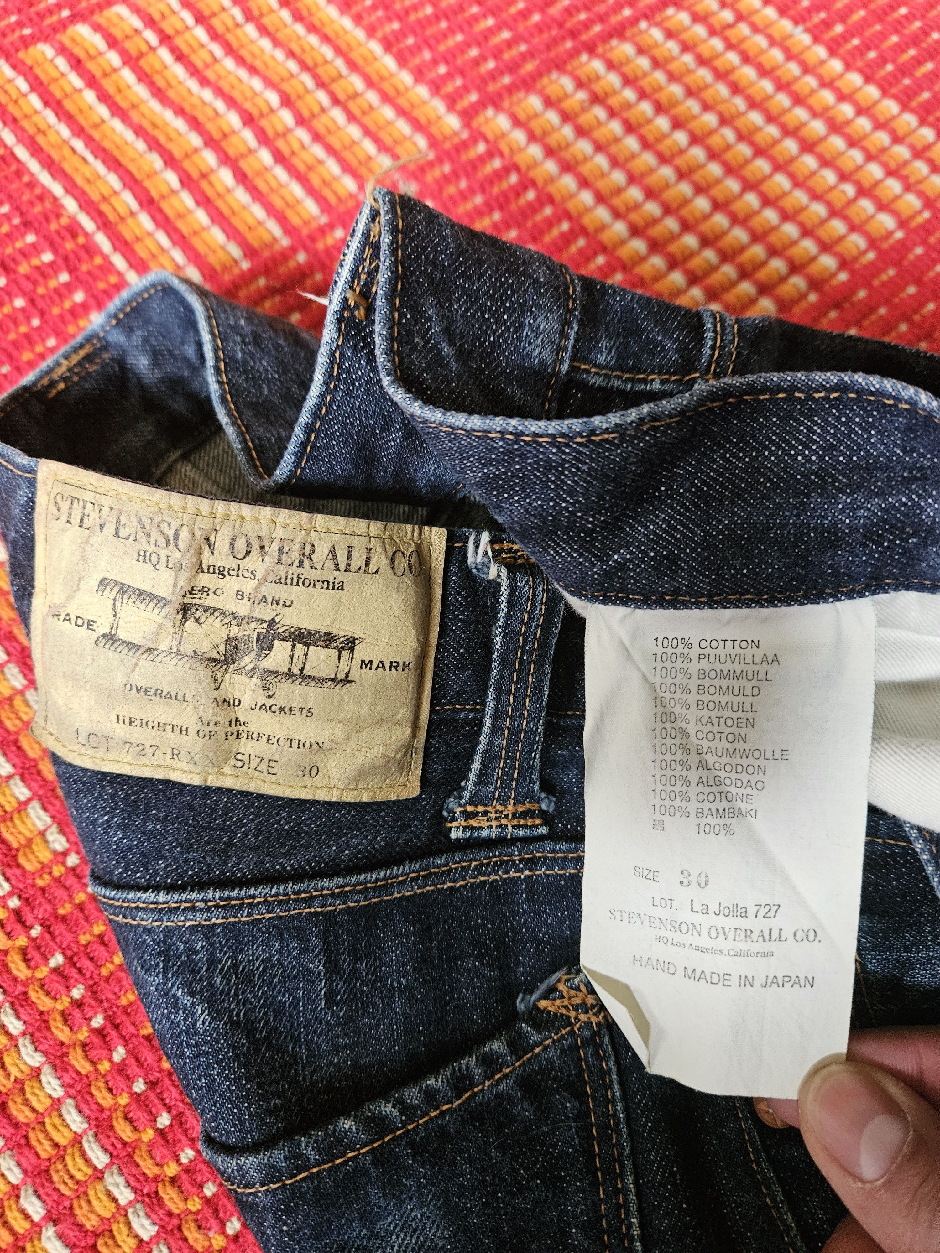 Stevenson Overall Co. Stevenson Oveall Co. 727 La Jolla Jeans Size US 30 / EU 46 - 5 Thumbnail