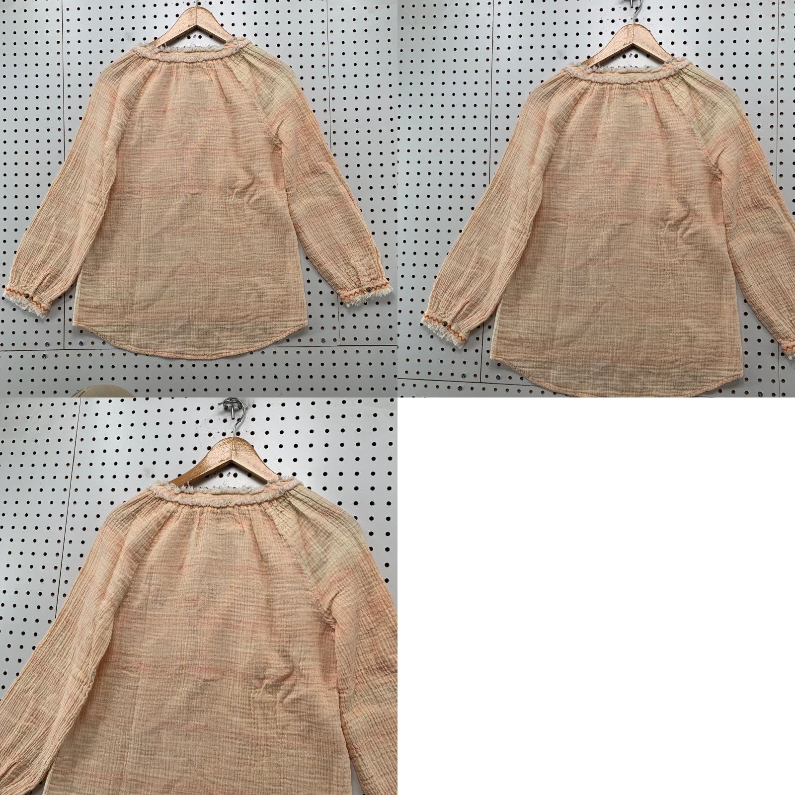 Vintage Sundance Blouse Womens S White Bohemian Gauze Cotton Top Boho Beach Coastal Resort Size S / US 4 / IT 40 - 9 Thumbnail