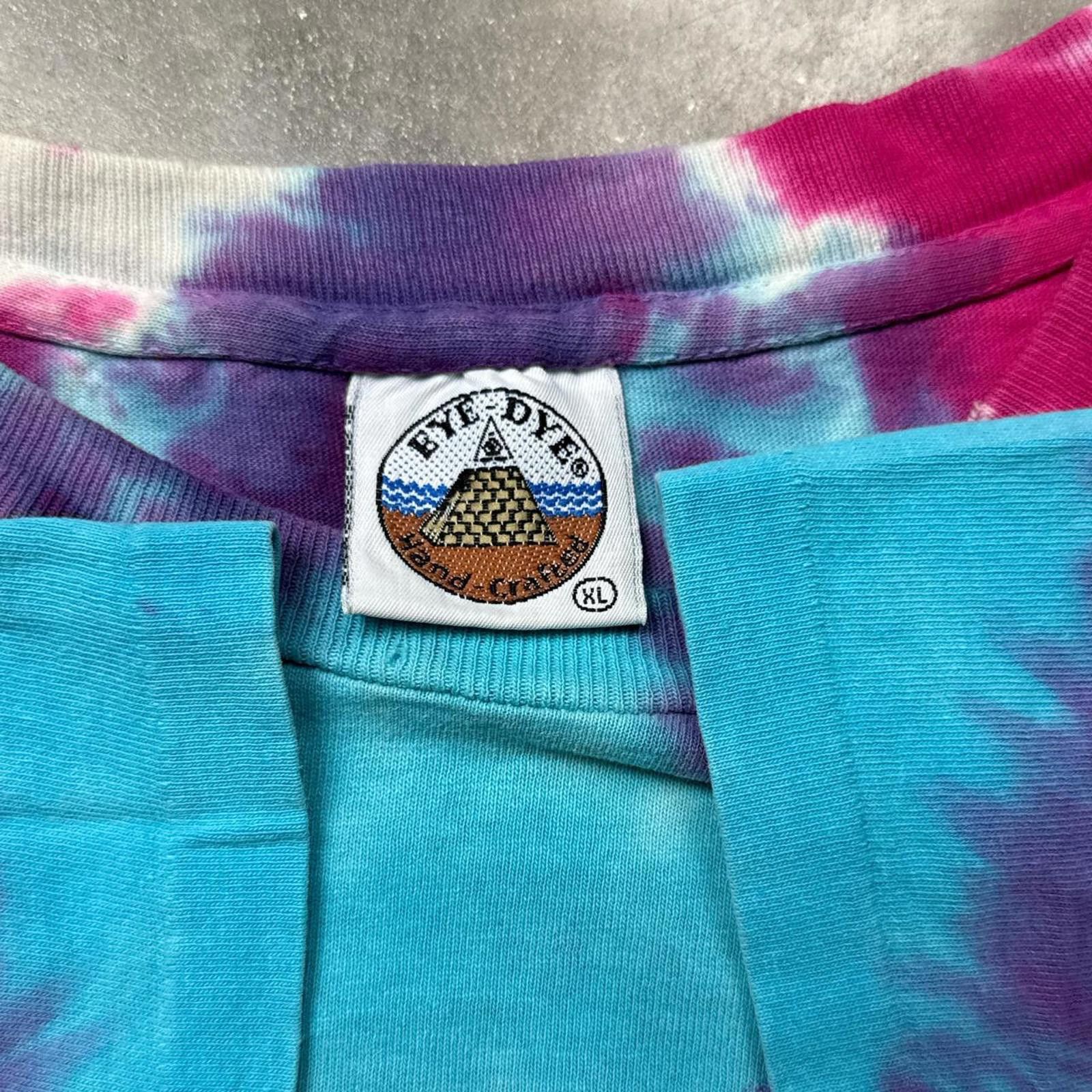 Other Shroomarama 1991 Tie Dye Physcheledic Single Stitch T-Shirt Size US L / EU 52-54 / 3 - 4 Thumbnail