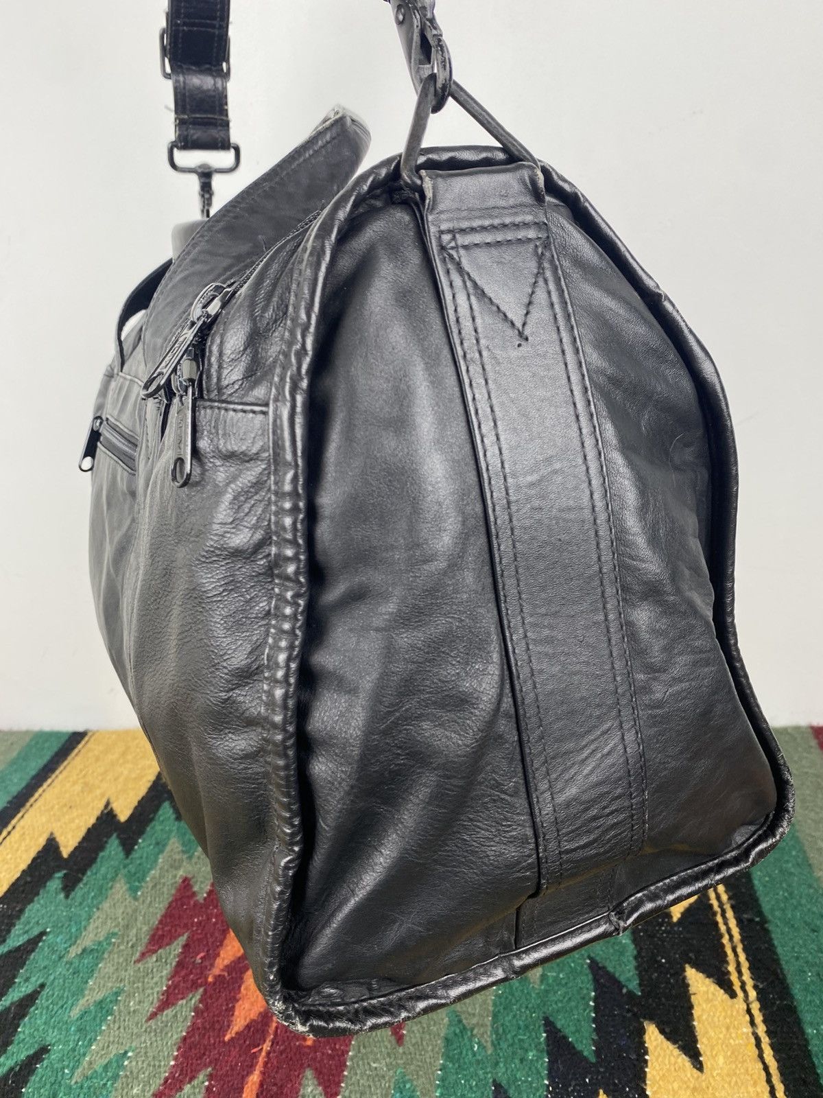 Tumi 2000’s Tumi Goat Patina Leather Duffle Bag Size ONE SIZE - 13 Thumbnail