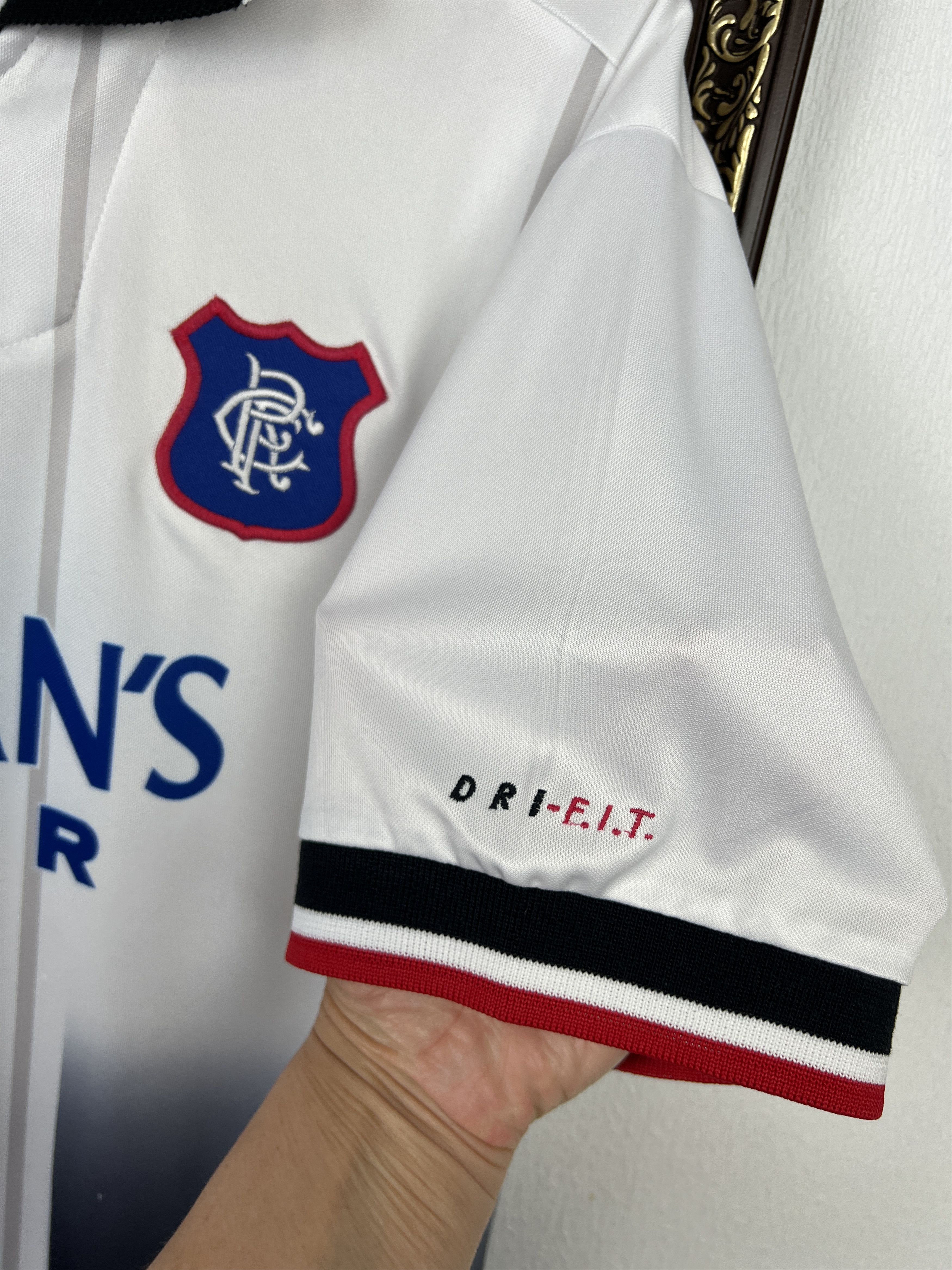 Nike Glasgow Rangers football shirt 1997 Soccer Jersey Tee Hype Size US M / EU 48-50 / 2 - 4 Thumbnail