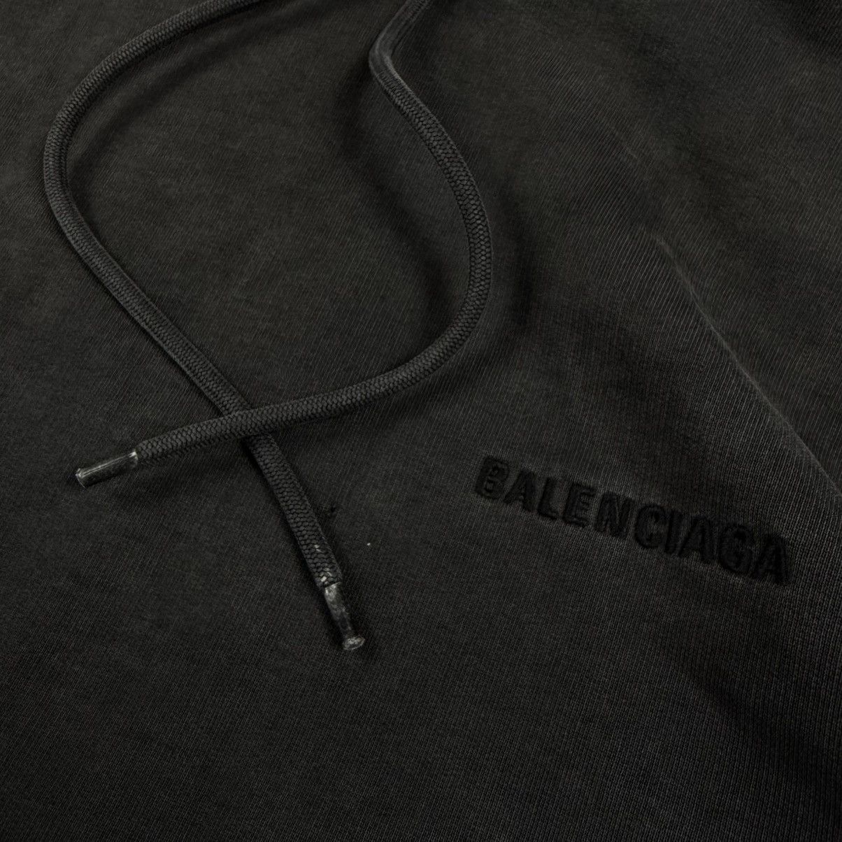 Balenciaga Balenciaga Washed Big Logo Hoodie Size US XS / EU 42 / 0 - 4 Thumbnail