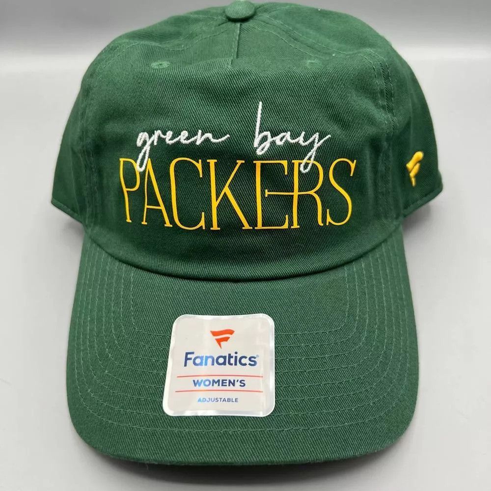 Other Green Bay Packers Hat Women Fanatics NFL Strap Back Cap Size ONE SIZE - 1 Thumbnail