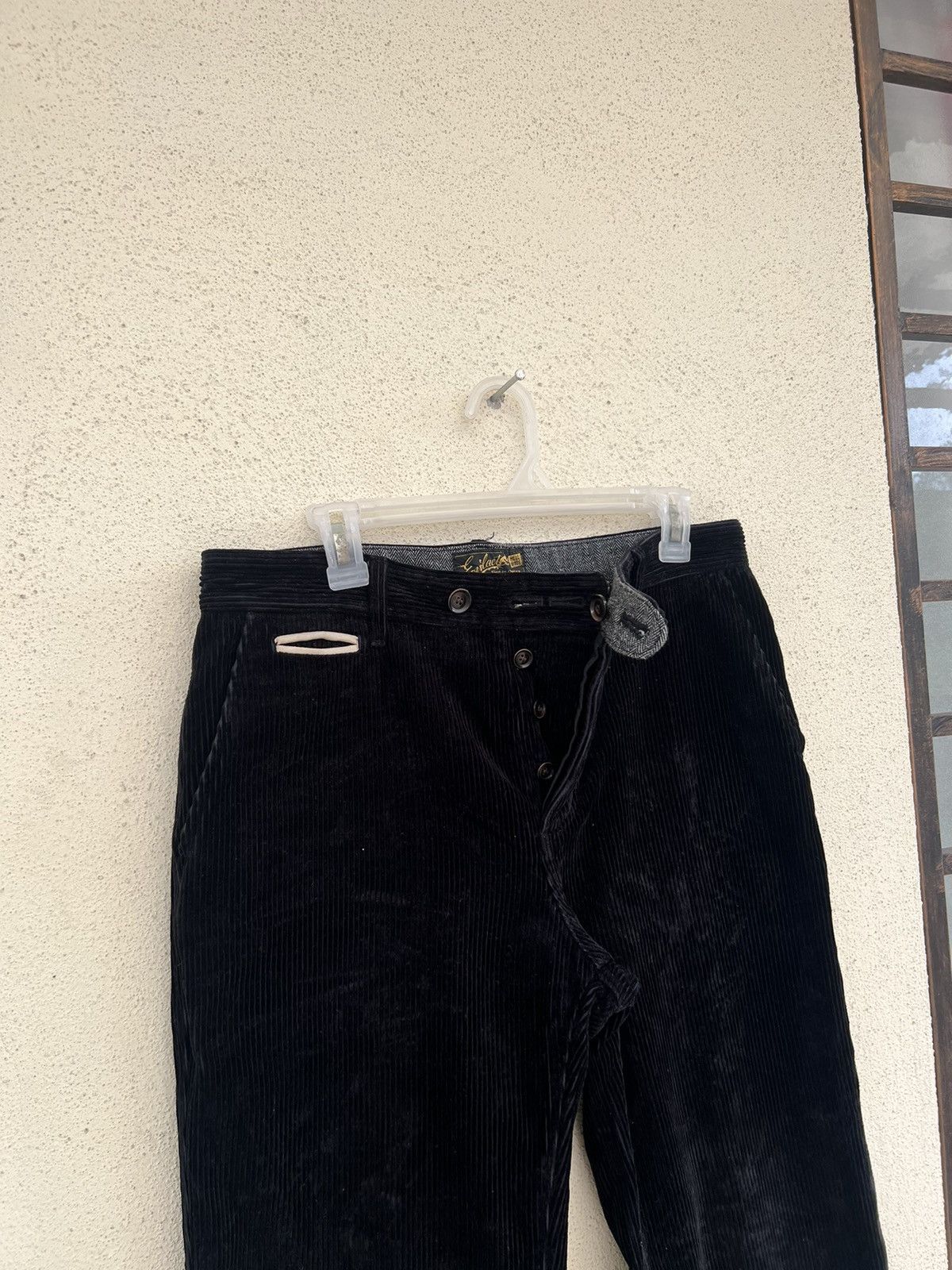 Freewheelers Evilact Japan Hell Made Black Corduroy Trouser Pant Size US 31 - 7 Thumbnail