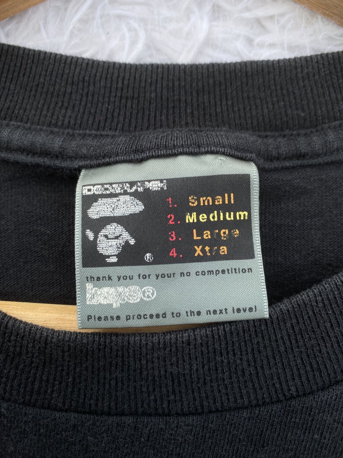 Bape Rare Vintage A Bathing Ape Black Tshirt Ideograph Size US M / EU 48-50 / 2 - 12 Thumbnail