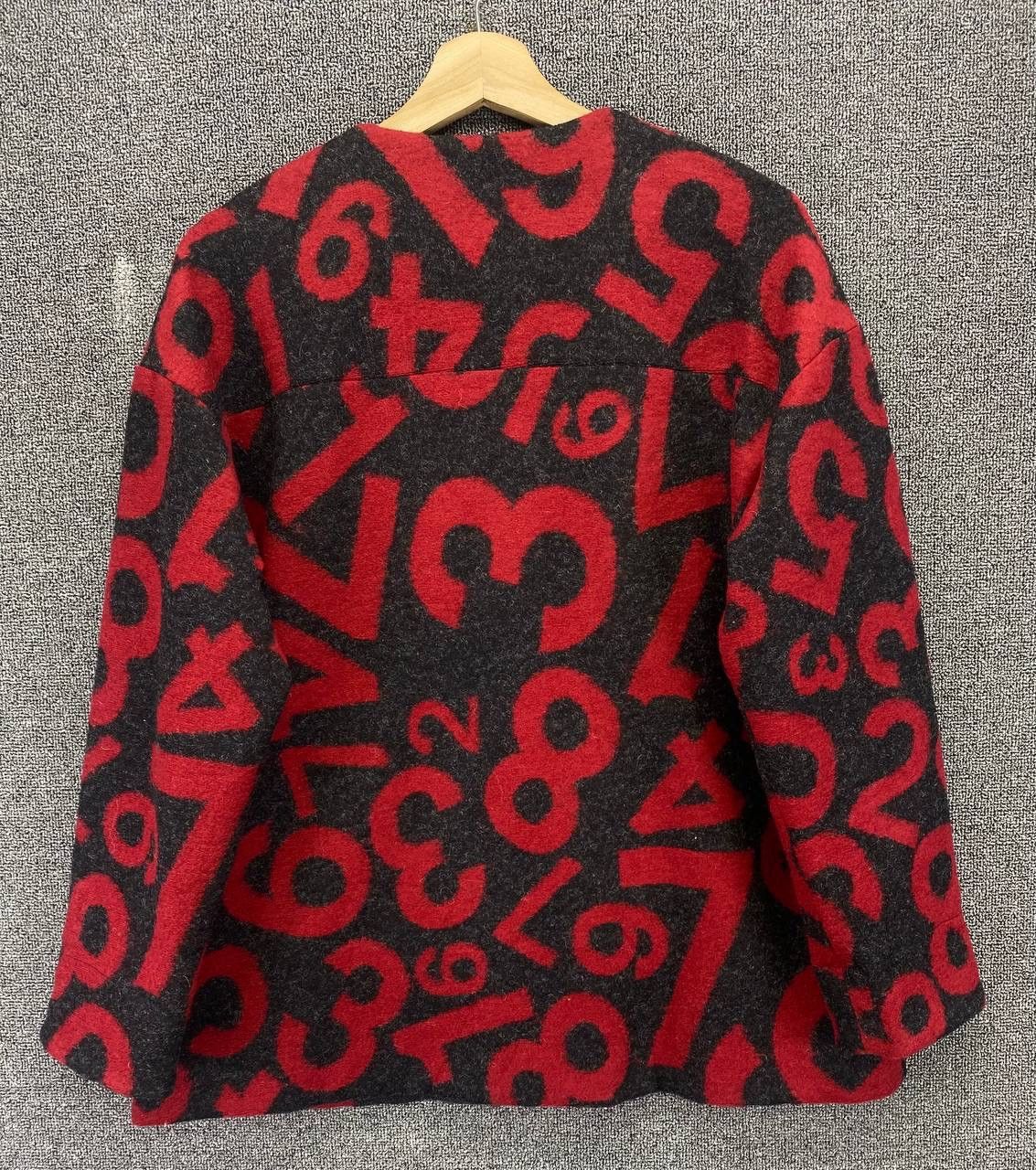 Japanese Brand Vintage Luithemis Zucca Monogram Wool Cardigan Jacket Size M / US 6-8 / IT 42-44 - 11 Thumbnail