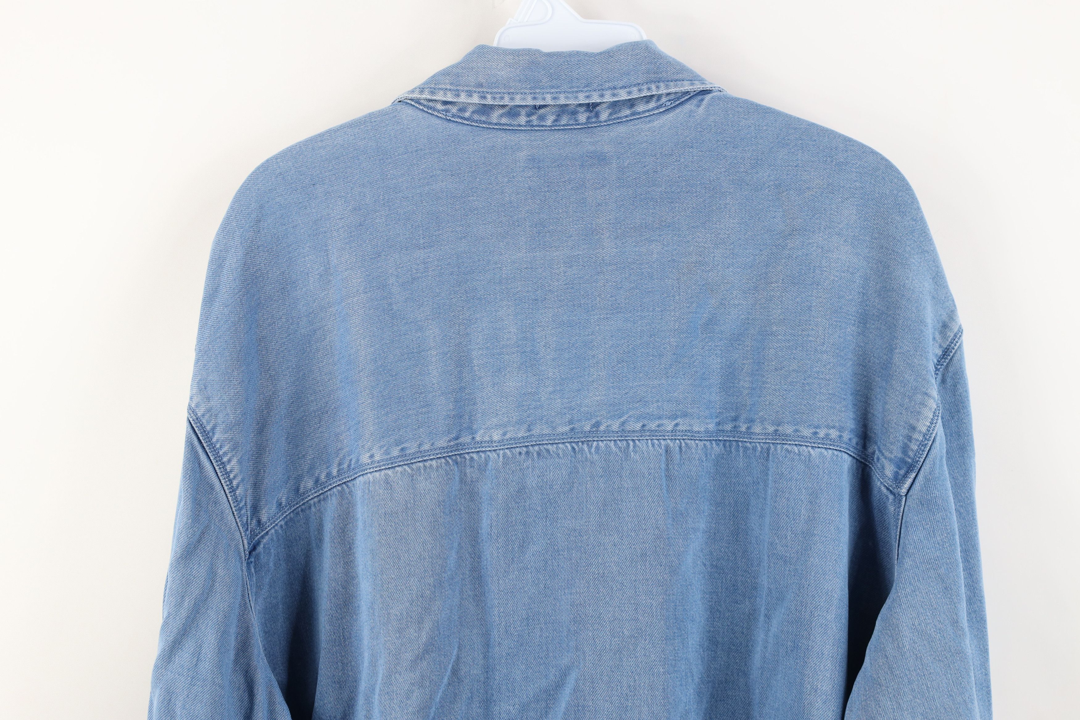 Abercrombie & Fitch Vintage Y2K Abercrombie & Fitch Oversized Denim Button Shirt Size XL / US 12-14 / IT 48-50 - 13 Thumbnail
