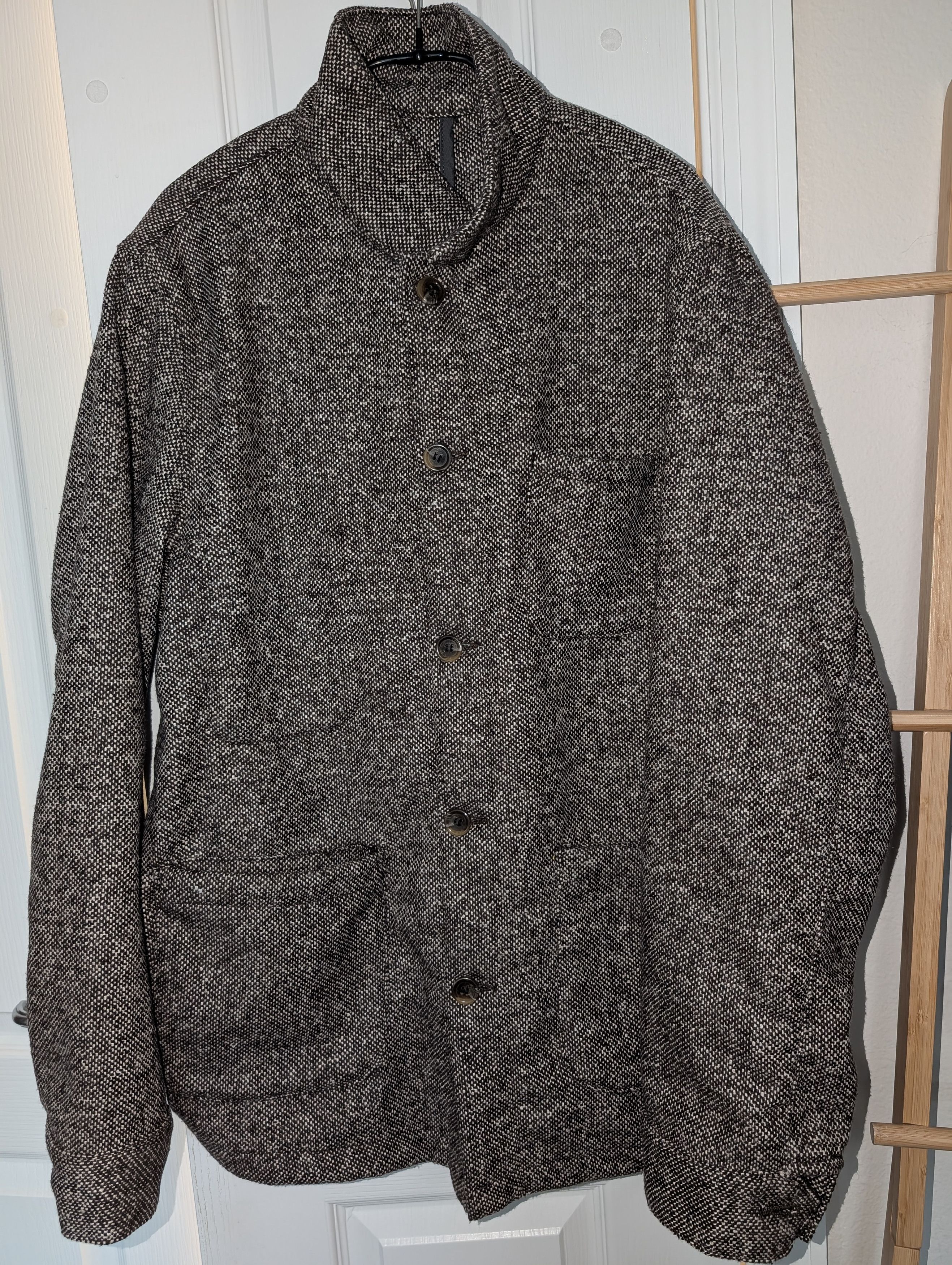 Epaulet Doyle Jacket Donegal Tweed Sienna Sz 44 Size US L / EU 52-54 / 3 - 1 Thumbnail